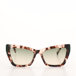 MCM 722SLB Rose Tortoise Cat Eye Sunglasses with Case