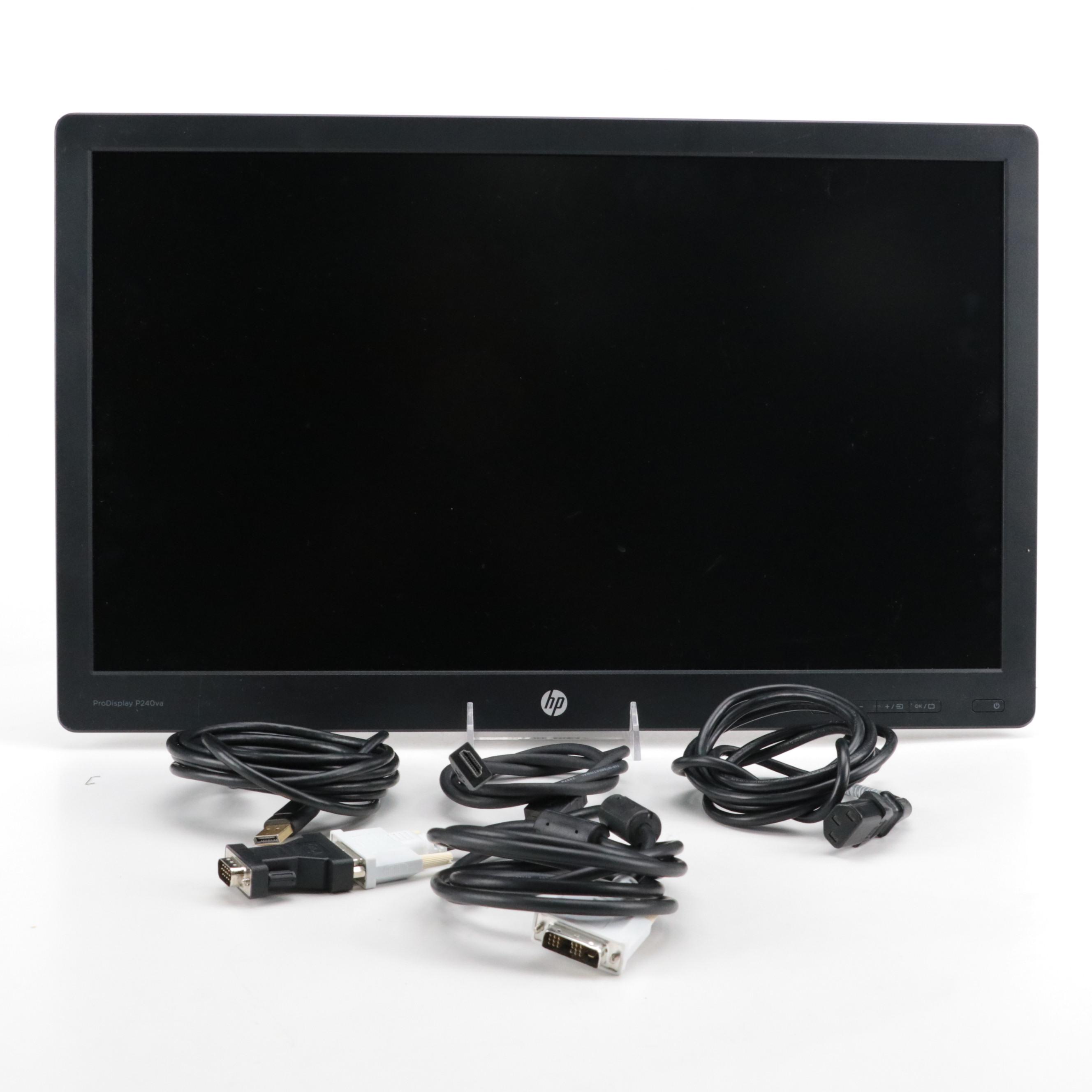 HP ProDisplay P240va Computer Monitor, 2018