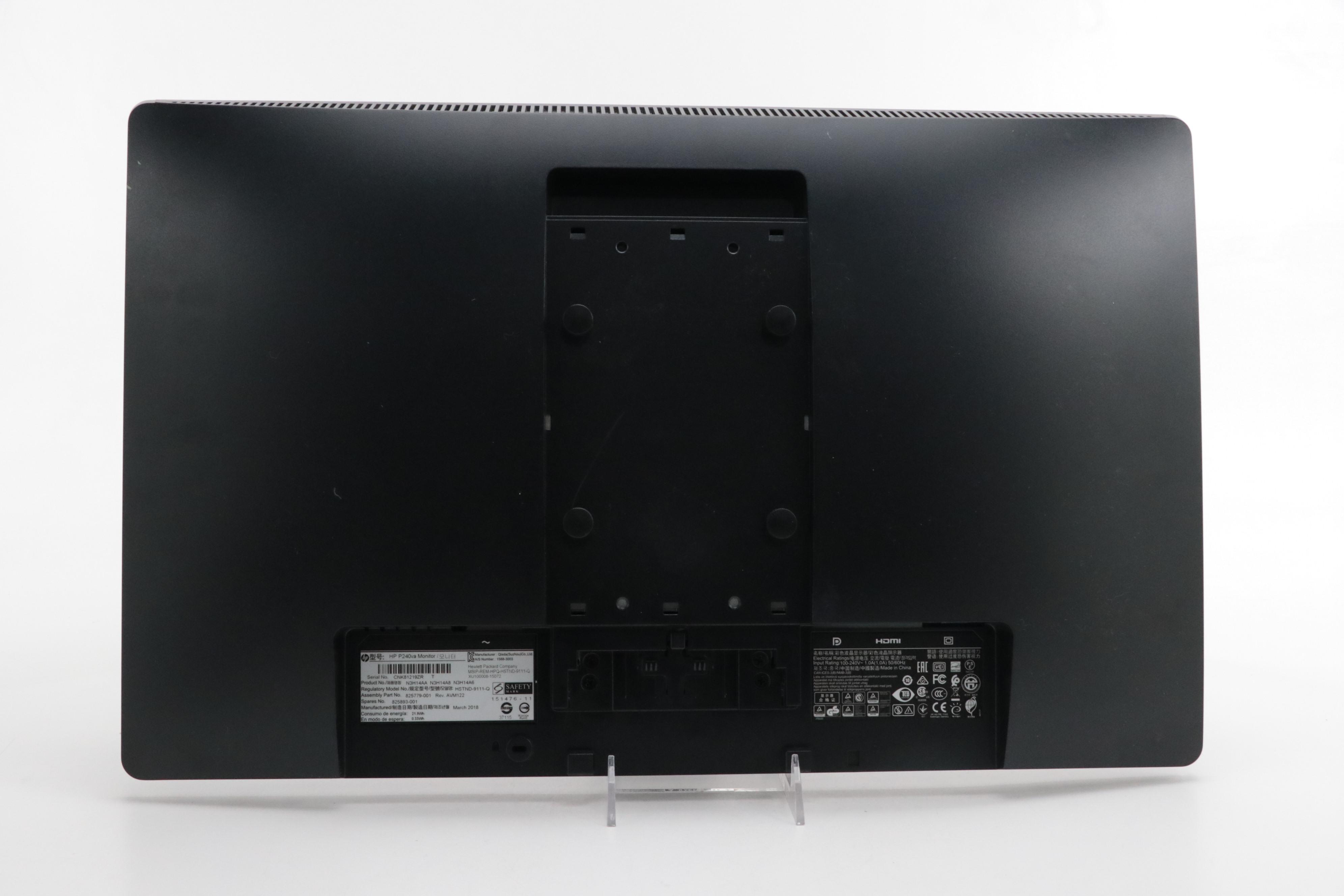 HP ProDisplay P240va Computer Monitor, 2018