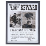 Giclée of Pancho Villa "Wanted" Poster