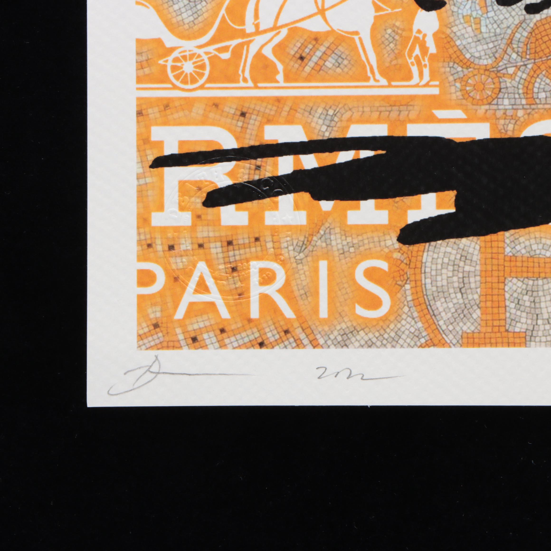 Death NYC Pop Art Graphic Print of Snoopy x Hermès