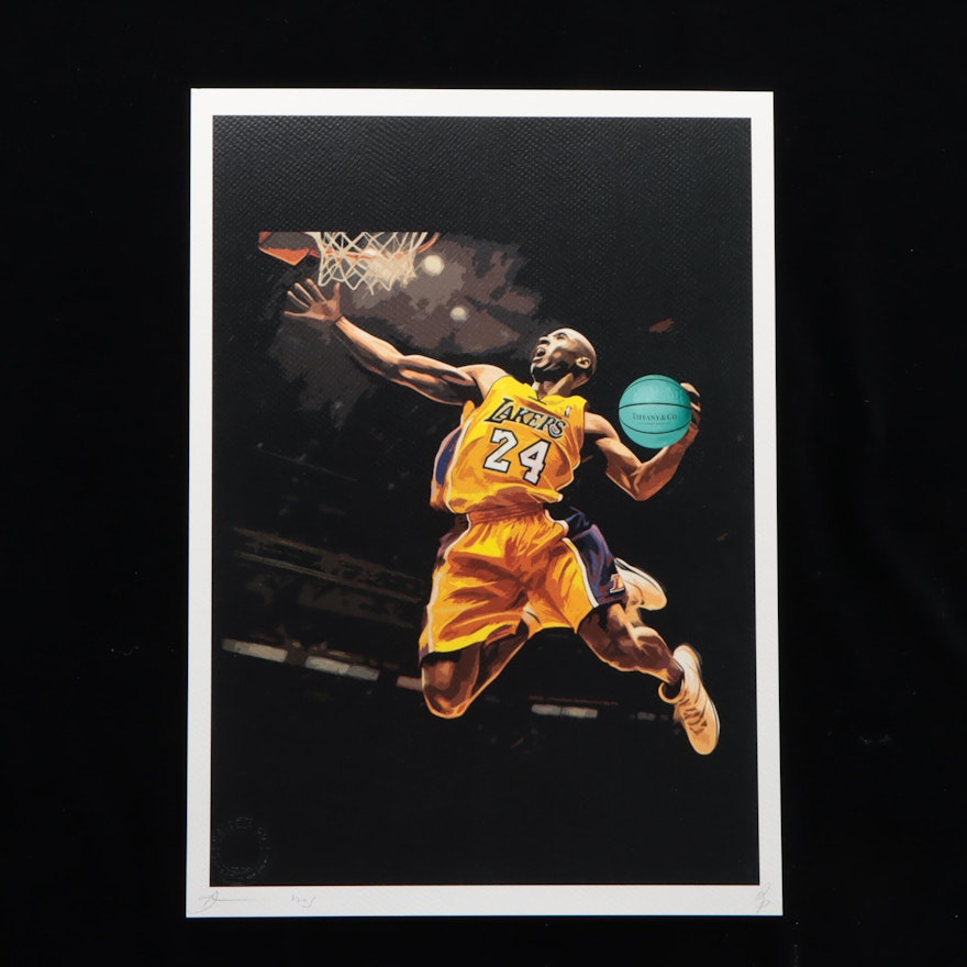 Death NYC Pop Art Graphic Print of Kobe Bryant x Tiffany & Co., 2023