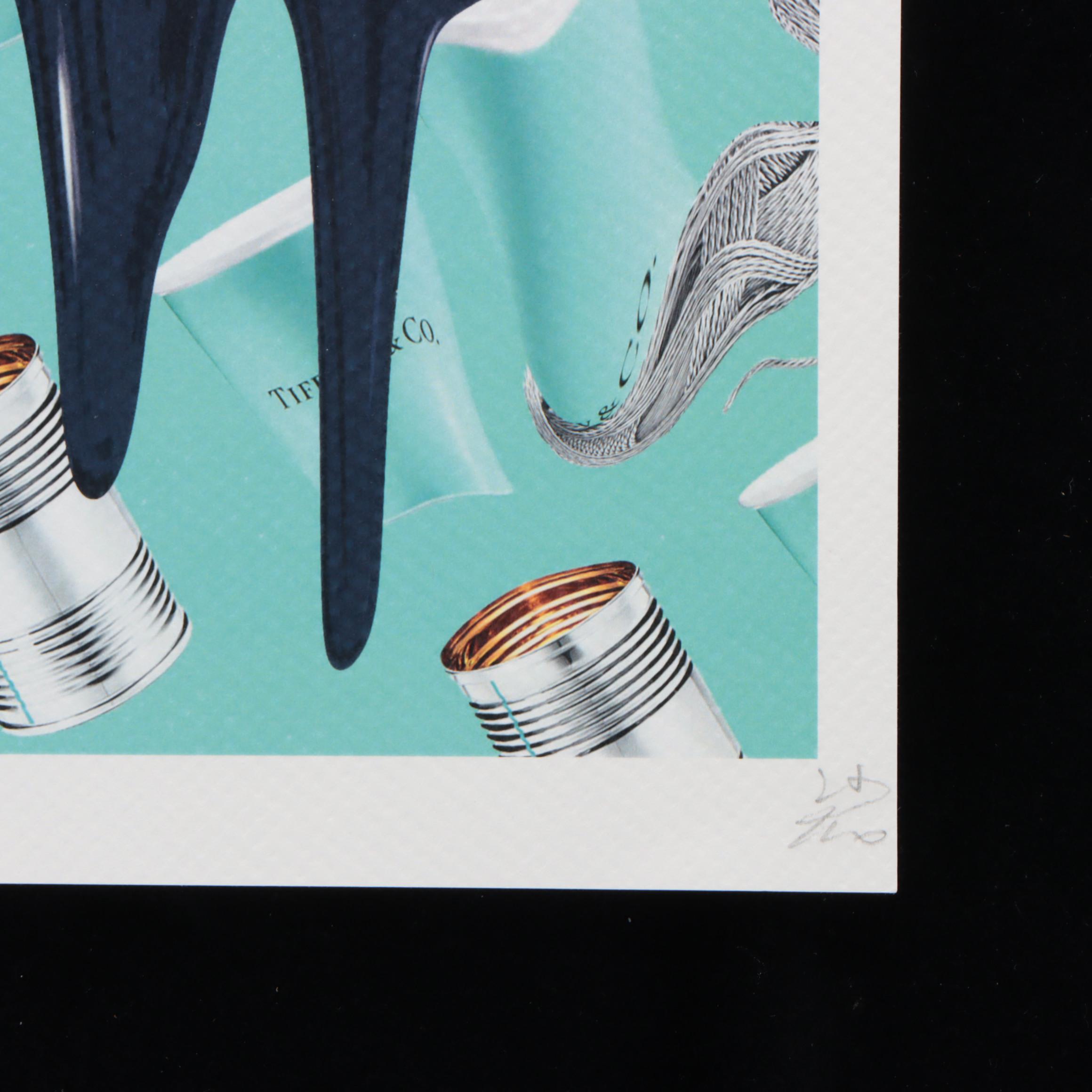 Death NYC Pop Art Graphic Print of Taylor Swift x Tiffany & Co., 2023