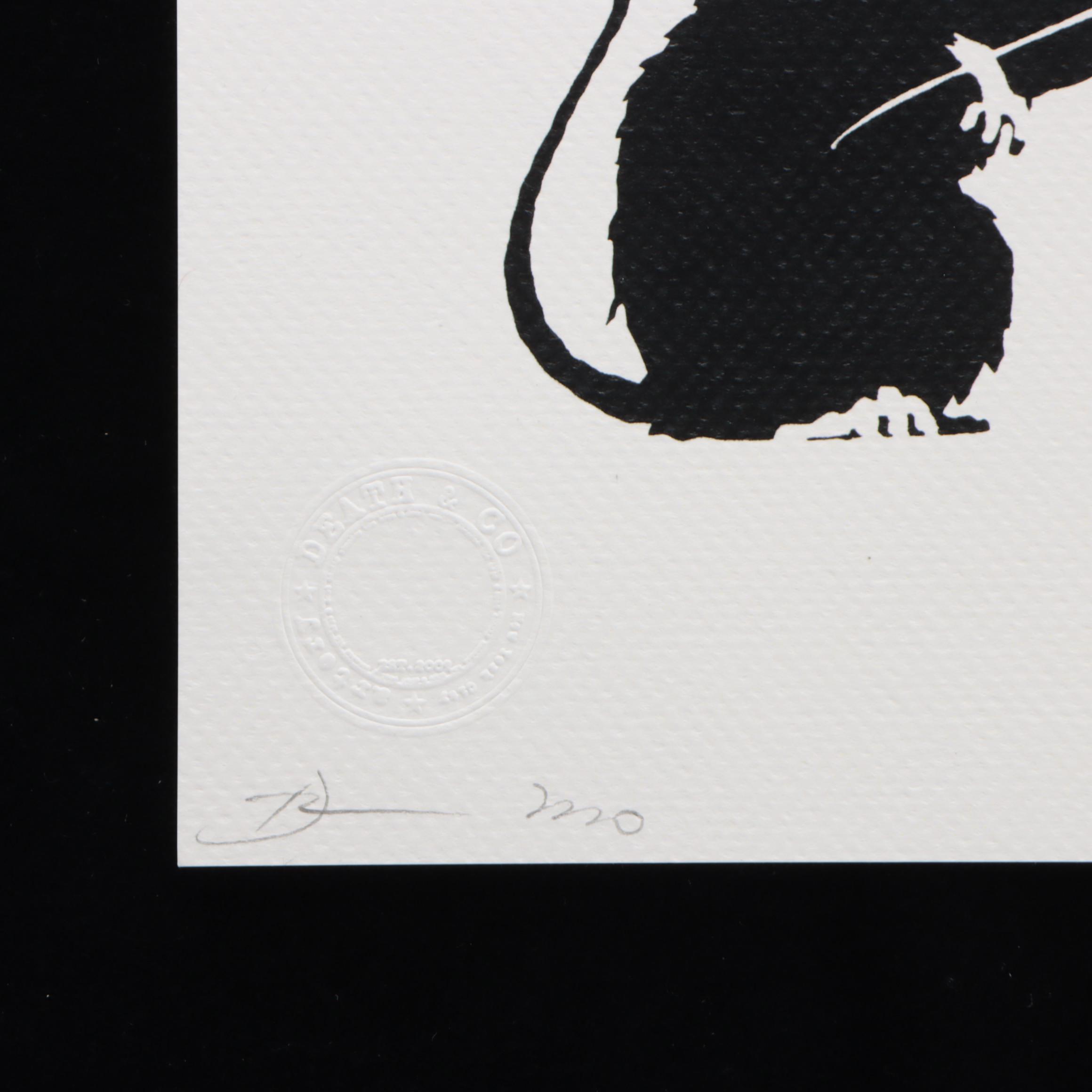 Death NYC Pop Art Graphic Print Featuring Banksy and Snoopy, 2023