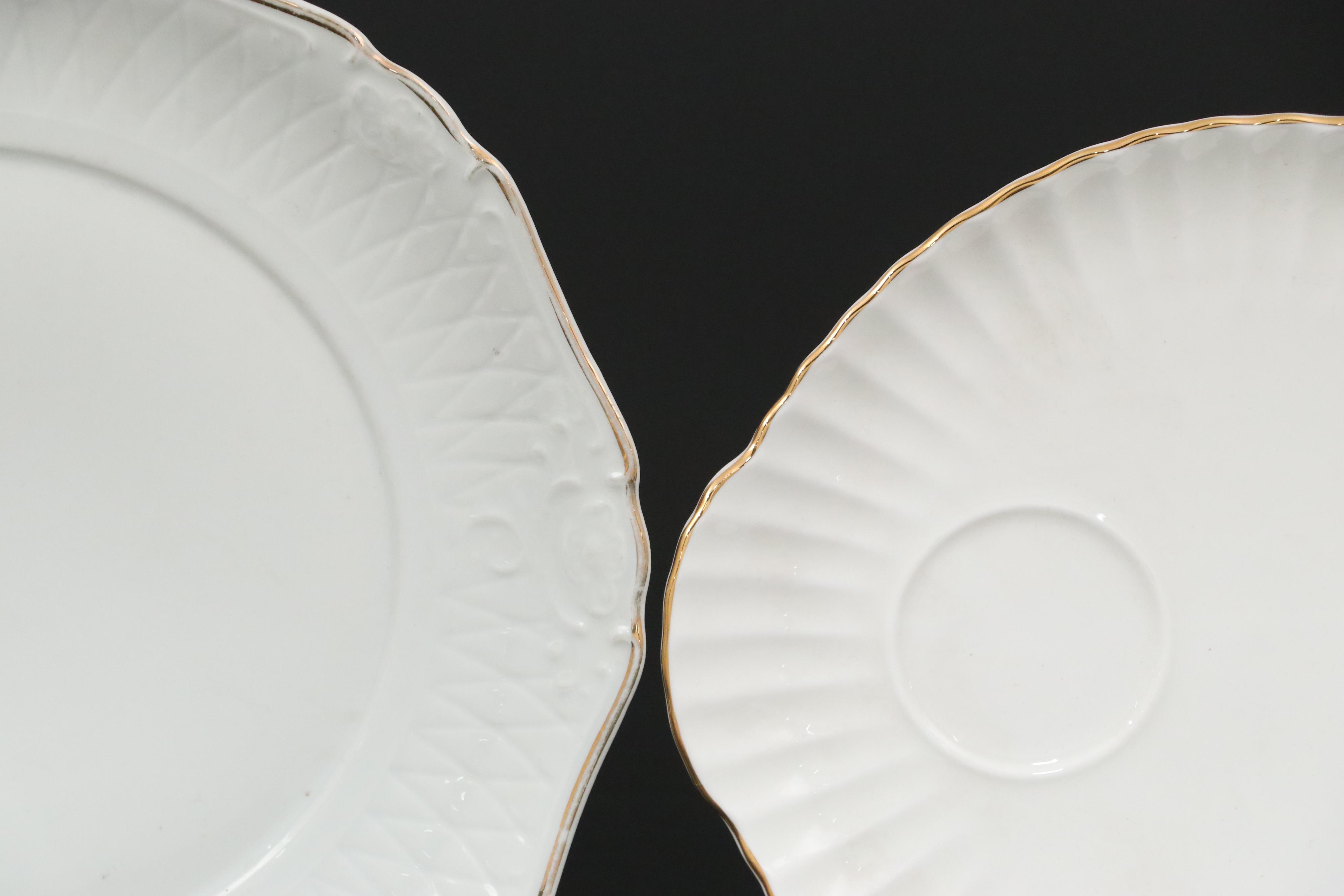 Shelly "Regency" Cups and Saucers with Other Tableware