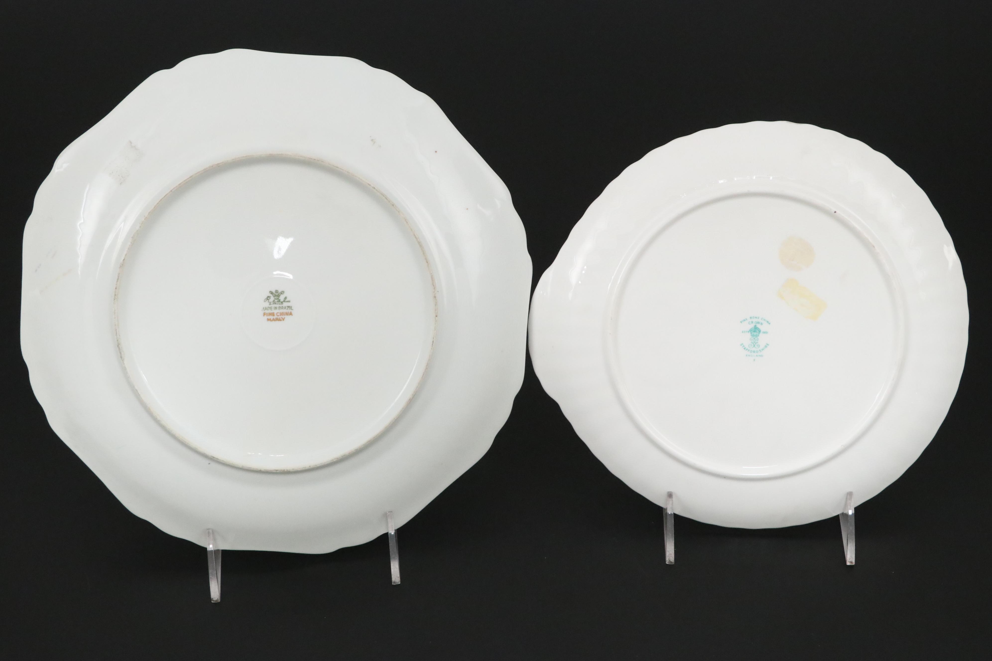 Shelly "Regency" Cups and Saucers with Other Tableware