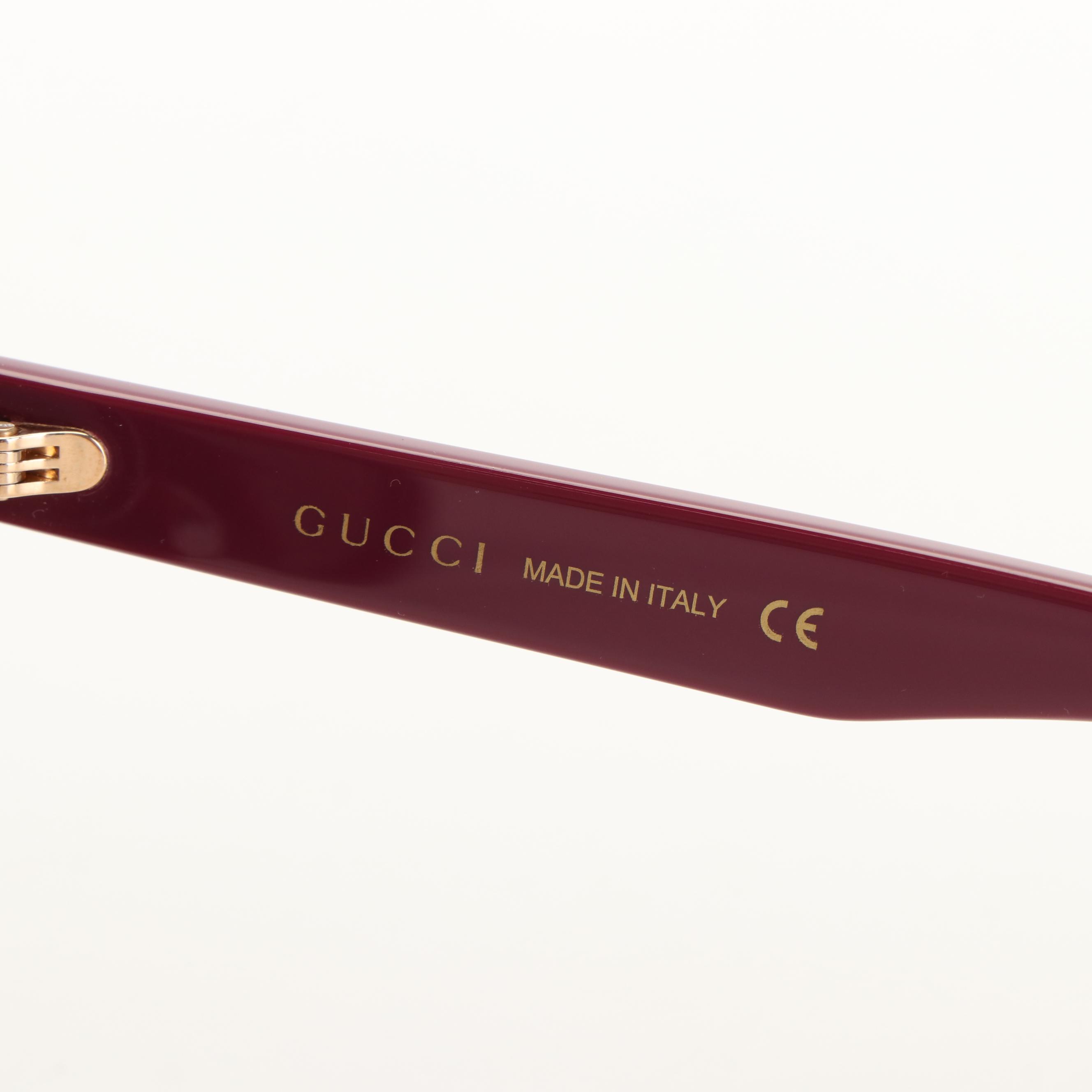 Gucci GG1171SK Round Purple Sunglasses with Case