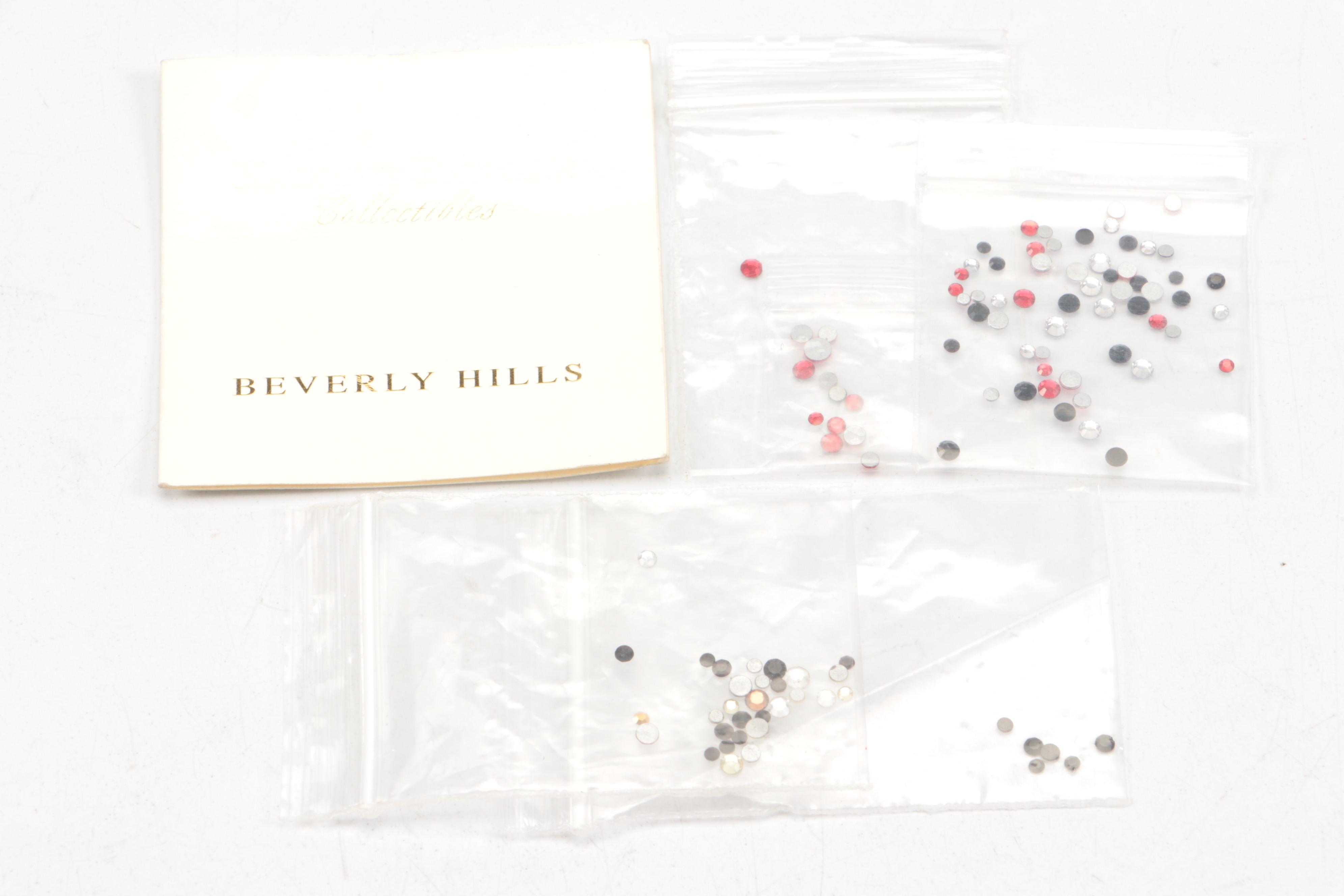 Kathrine Baumann for Coca-Cola Rhinestone Clutch with Black Onyx Latch