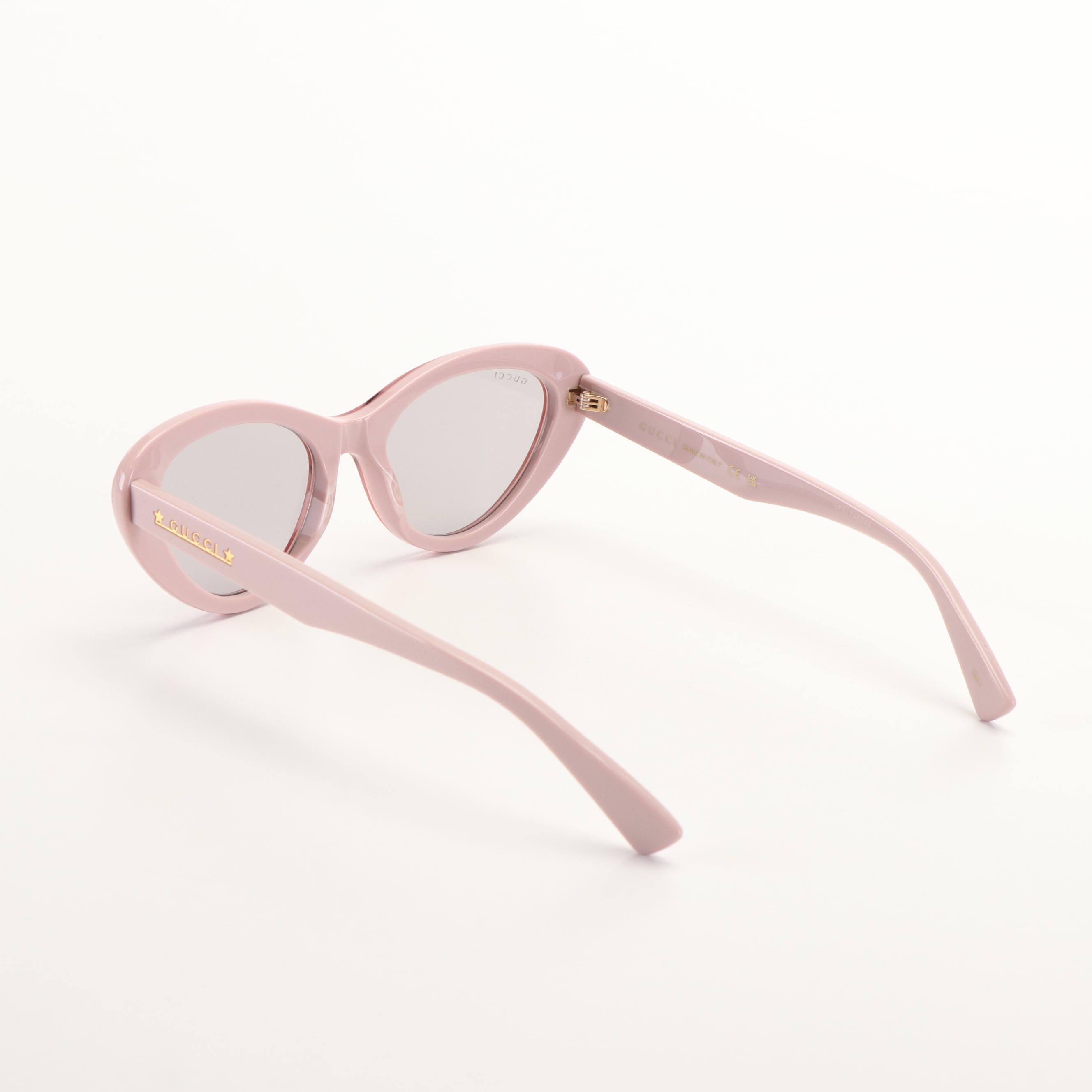 Gucci GG1170S Pink Cat Eye Sunglasses with Case