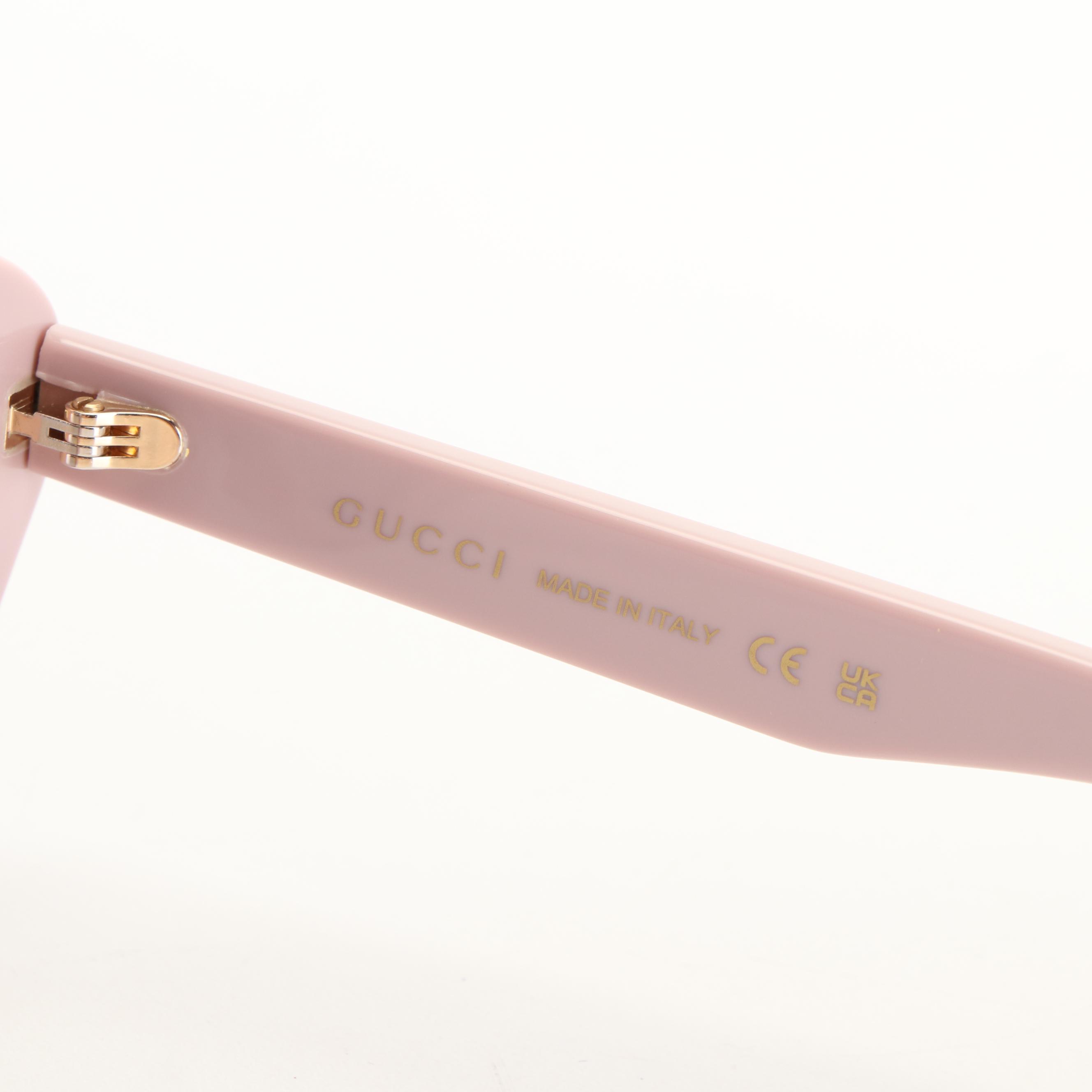 Gucci GG1170S Pink Cat Eye Sunglasses with Case