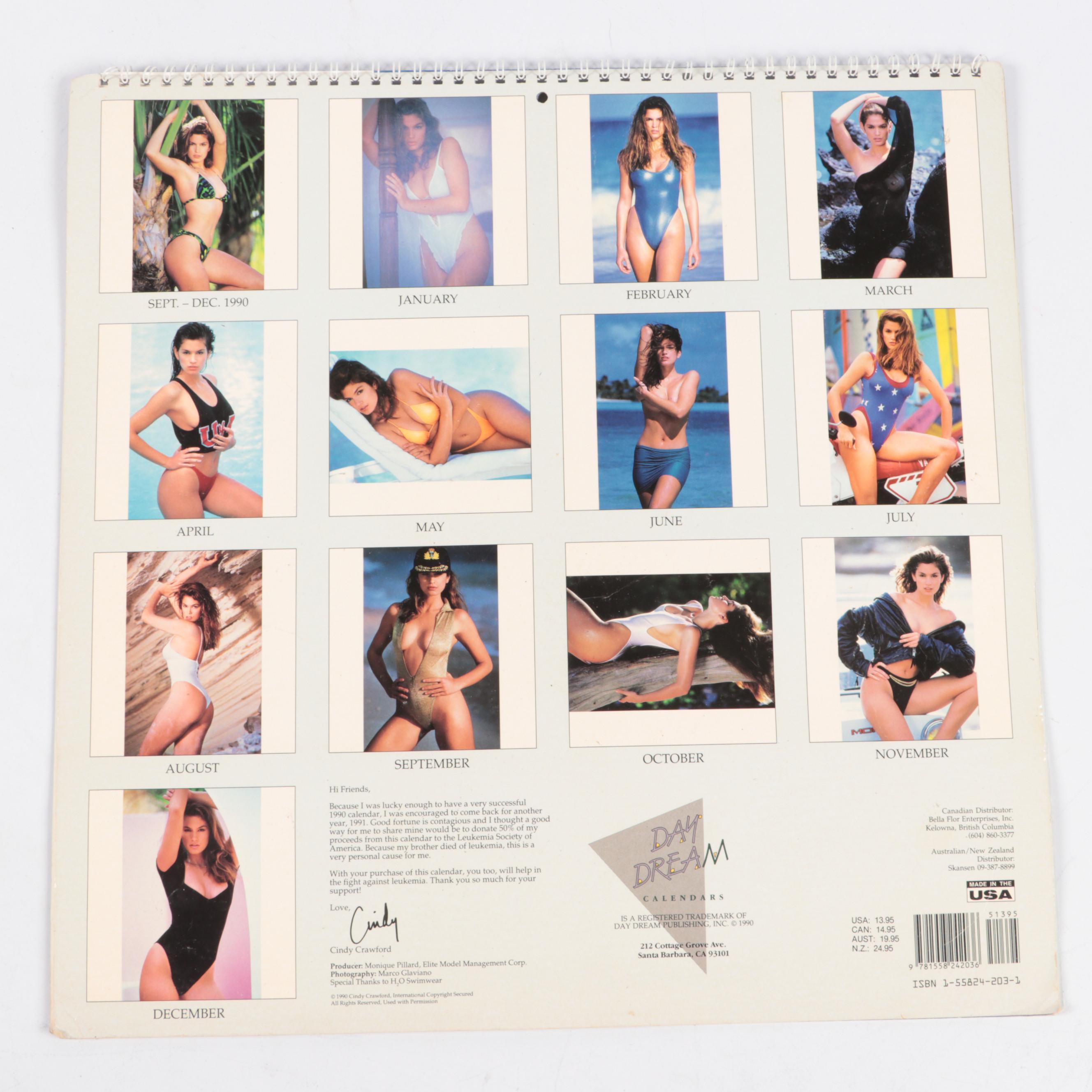Cindy Crawford Calendars and Memorabilia