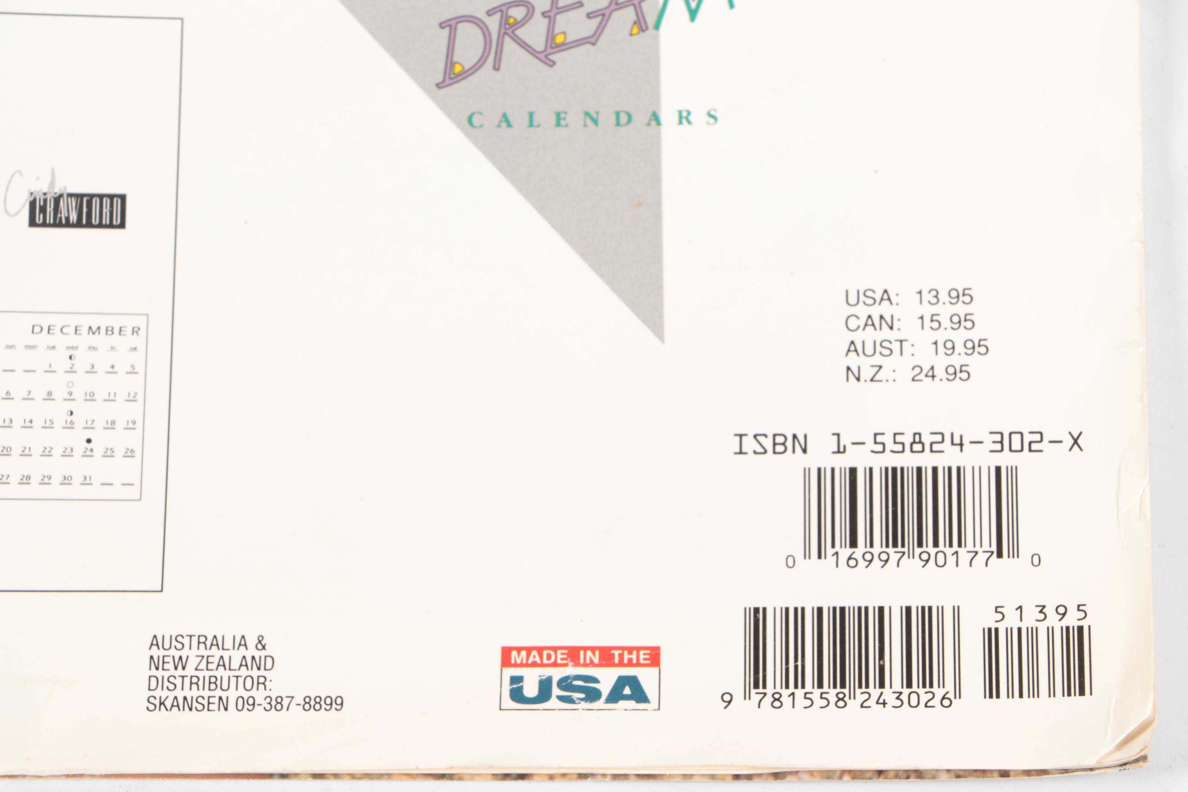 Cindy Crawford Calendars and Memorabilia