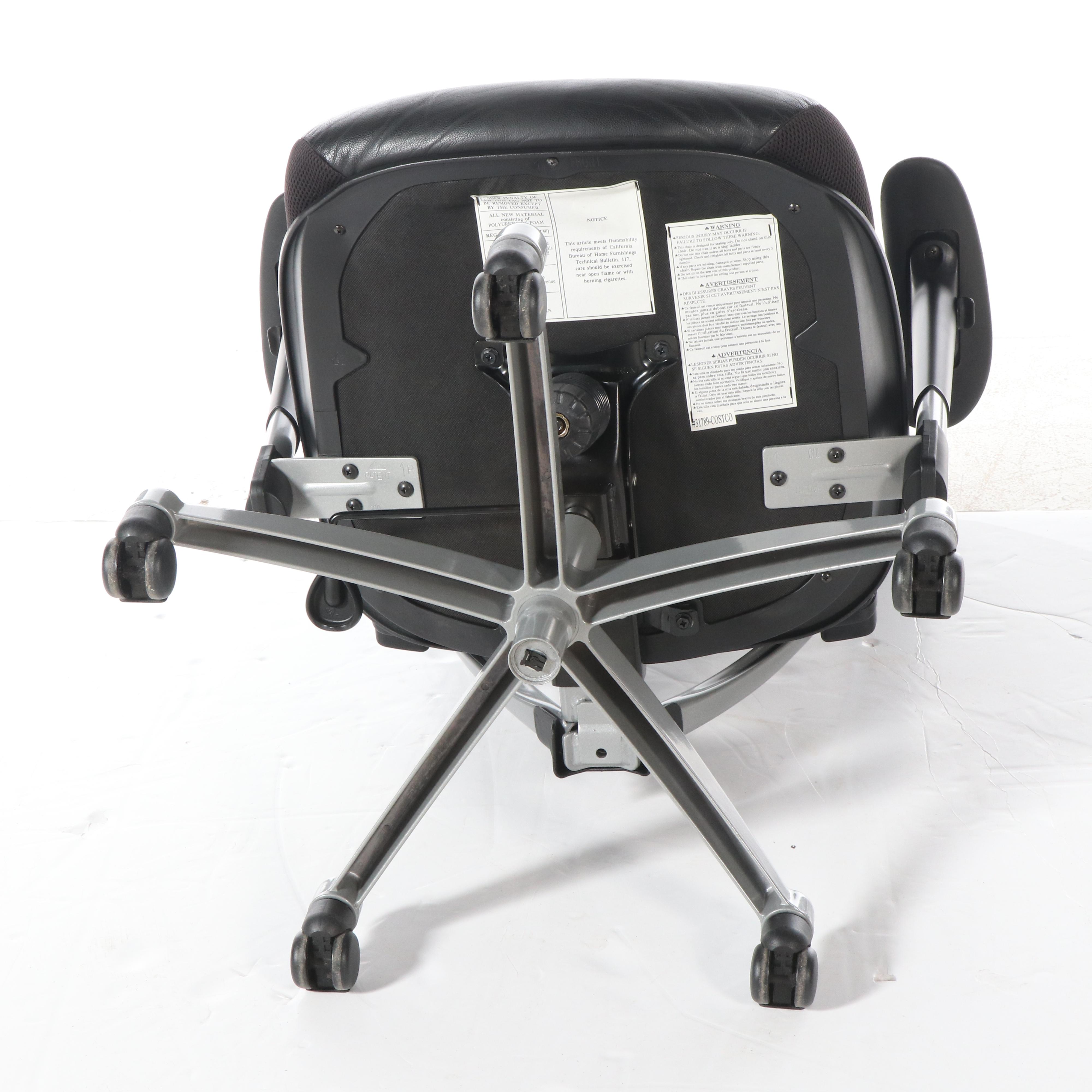 Pair of Office Star Products Executive Armchairs