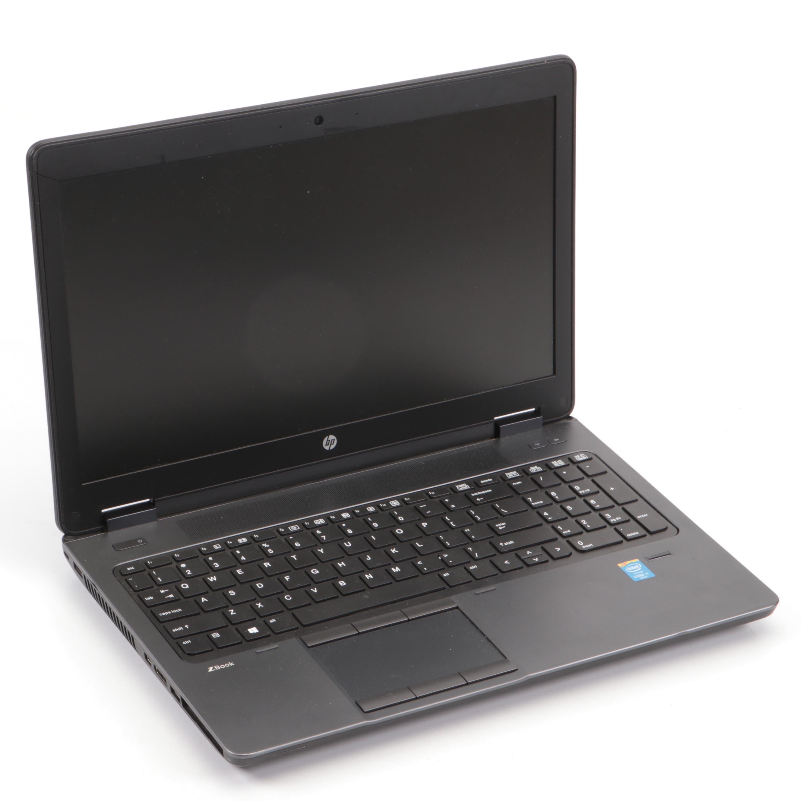 HP Z Book 15 G2 Laptop Computer with HP Charging Cable