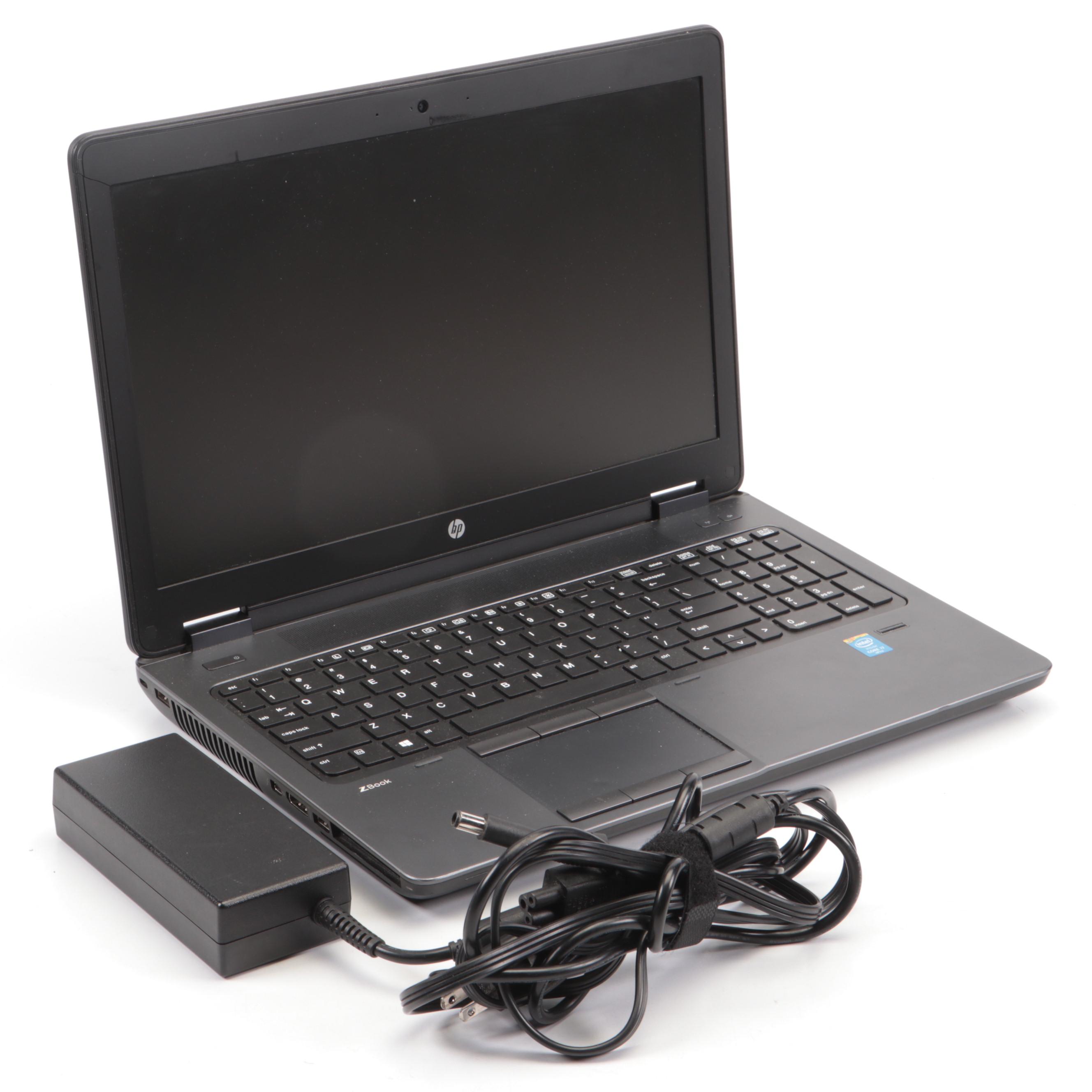HP Z Book 15 G2 Laptop Computer with HP Charging Cable