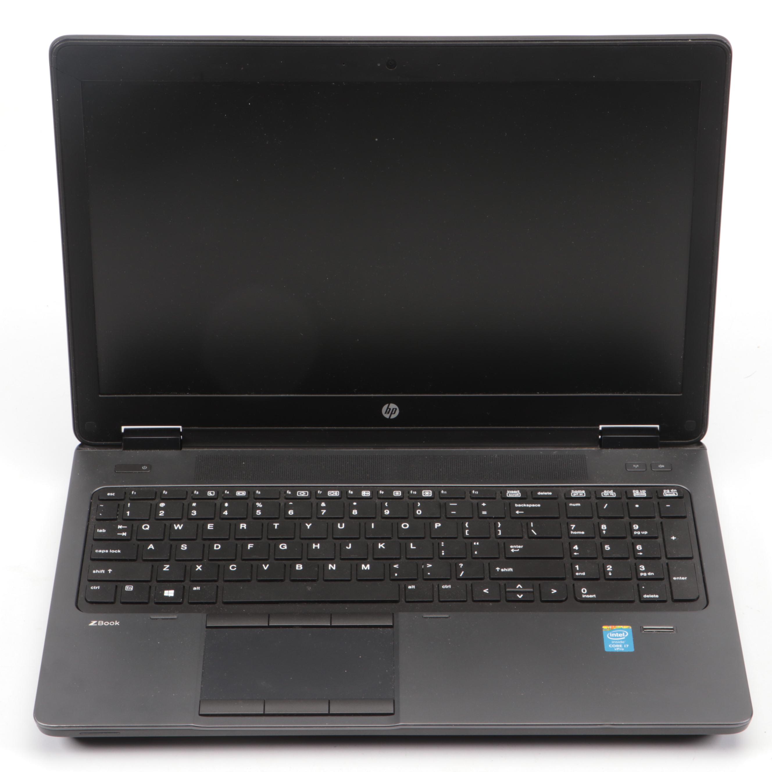 HP Z Book 15 G2 Laptop Computer with HP Charging Cable