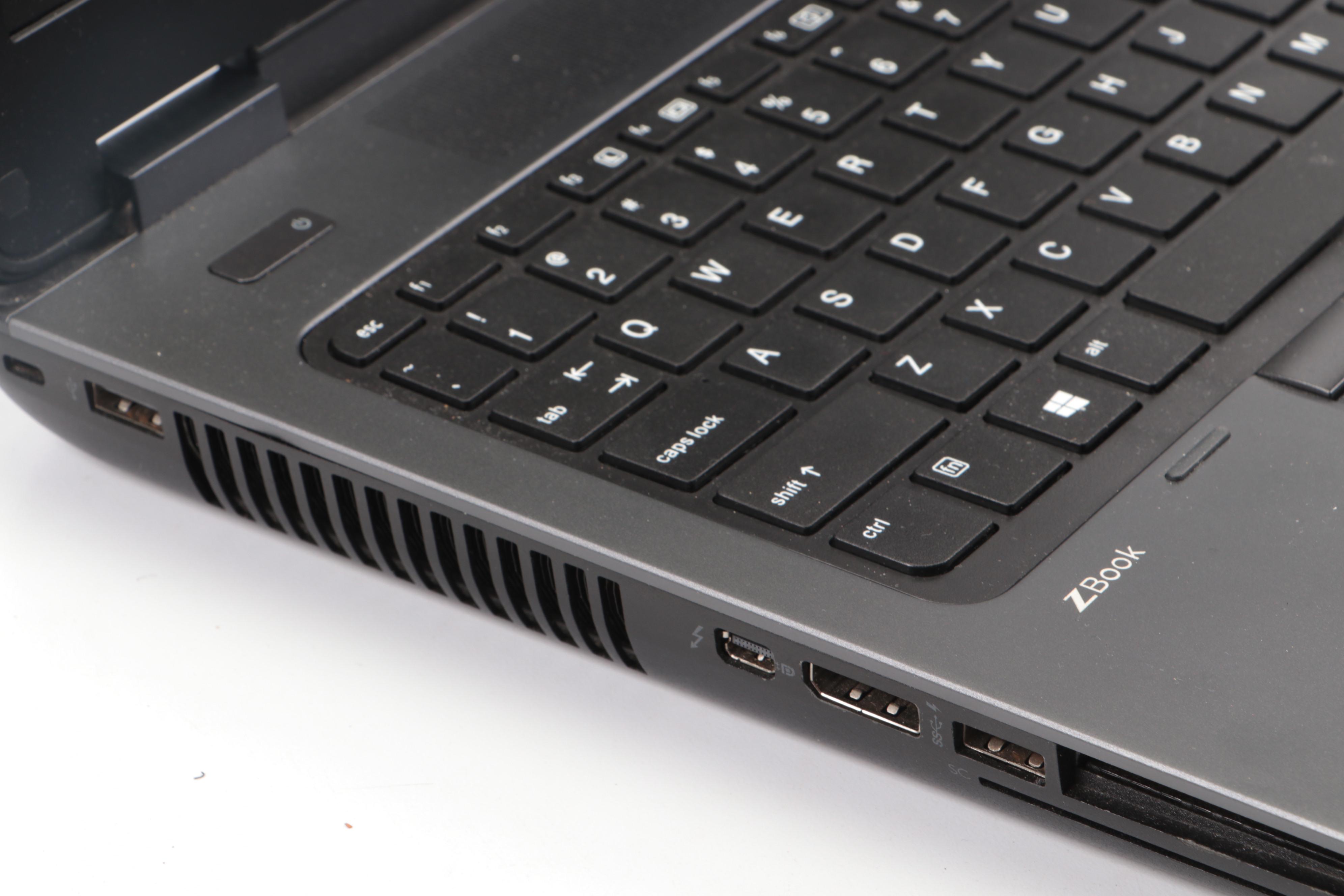 HP Z Book 15 G2 Laptop Computer with HP Charging Cable