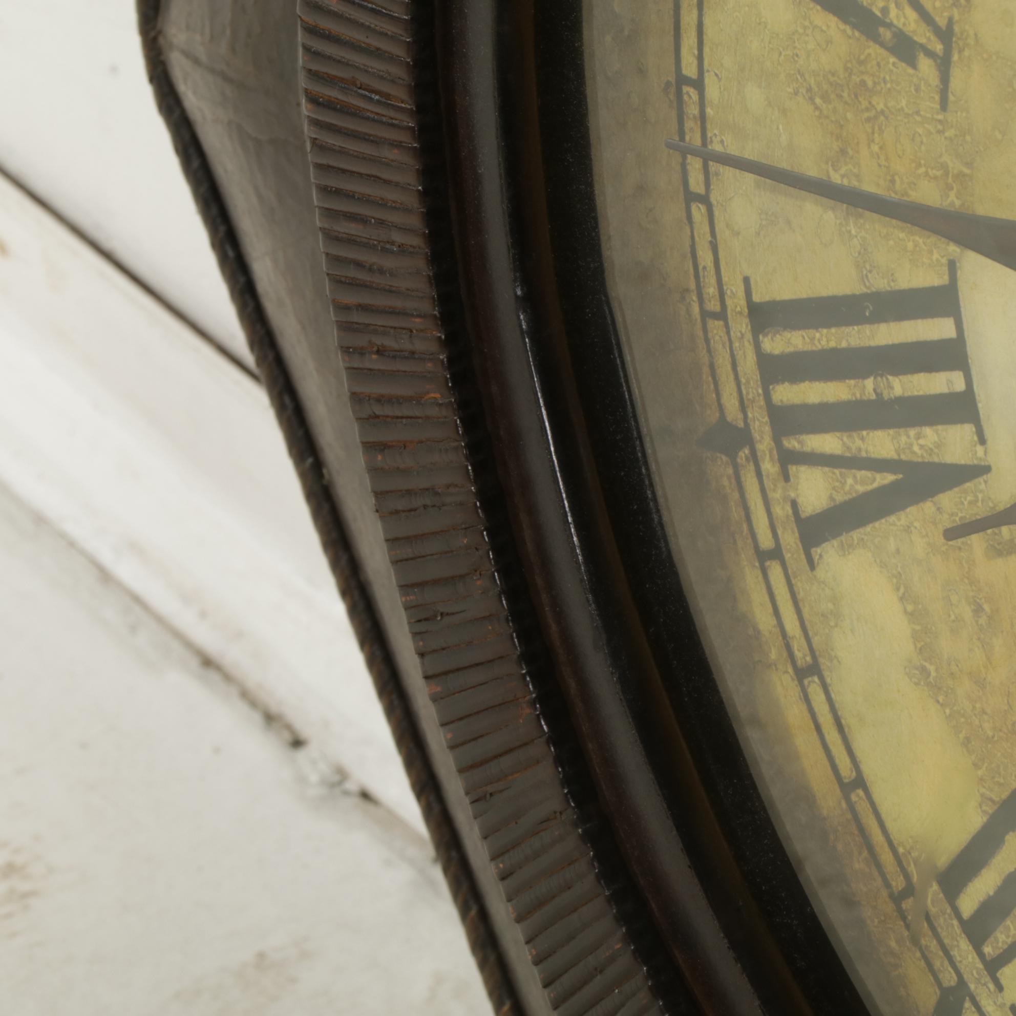 Large Decorative Octagonal Wall Clock