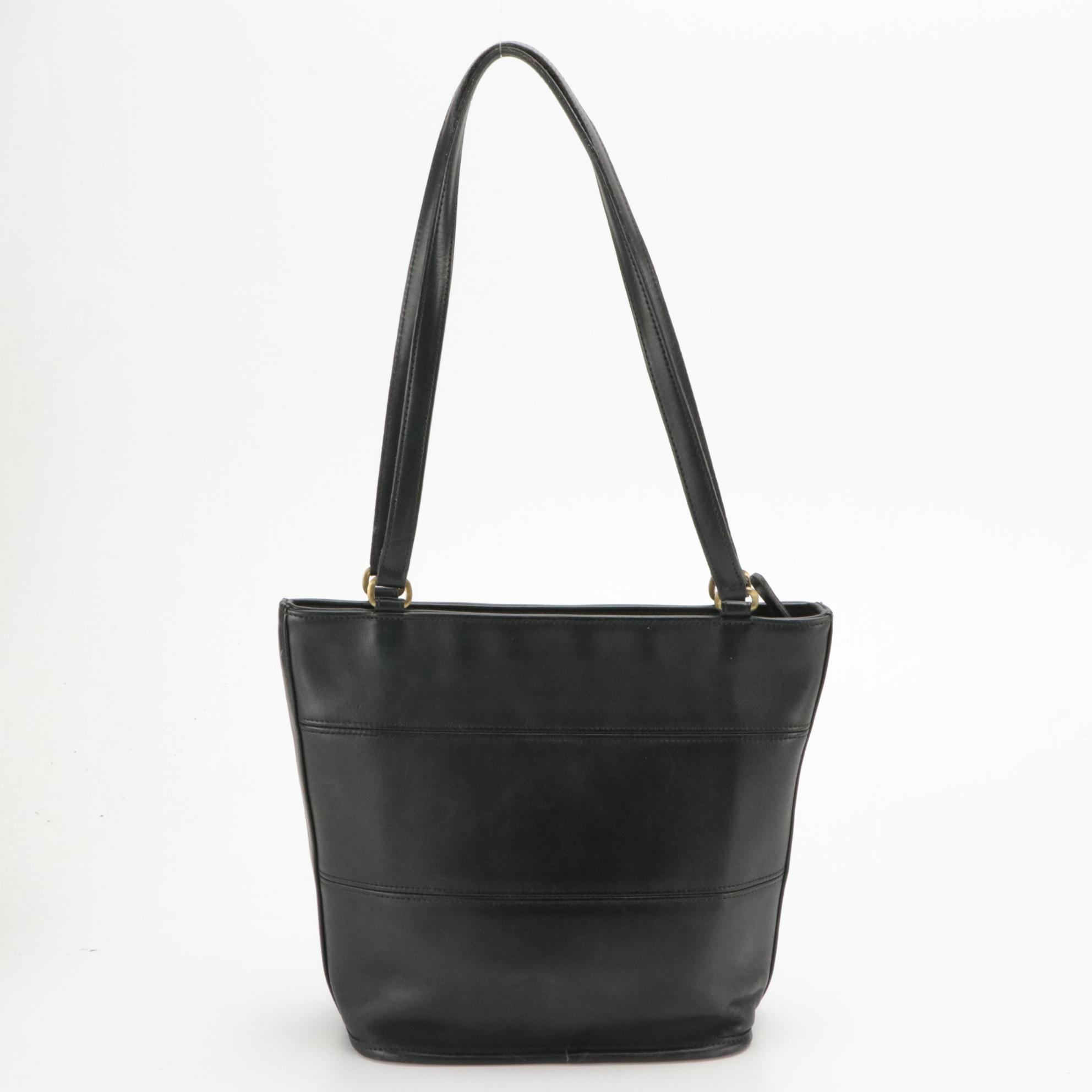 Coach Patricia Legacy Saddle Bag & Tribeca Bucket Bag in Black and Brown Leather