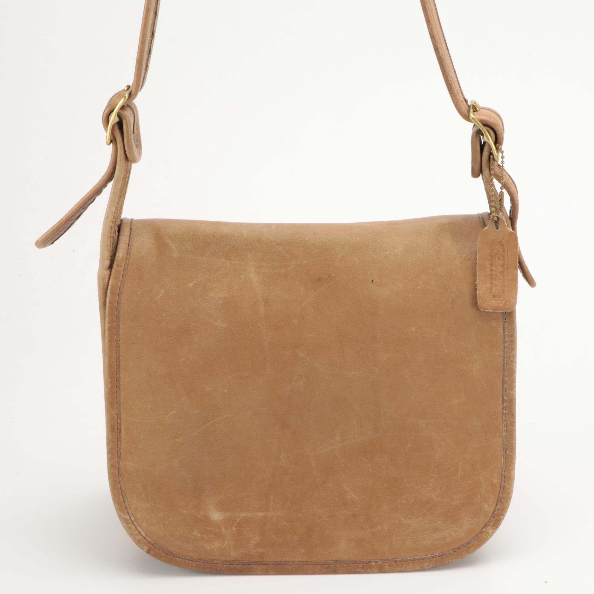 Coach Patricia Legacy Saddle Bag & Tribeca Bucket Bag in Black and Brown Leather