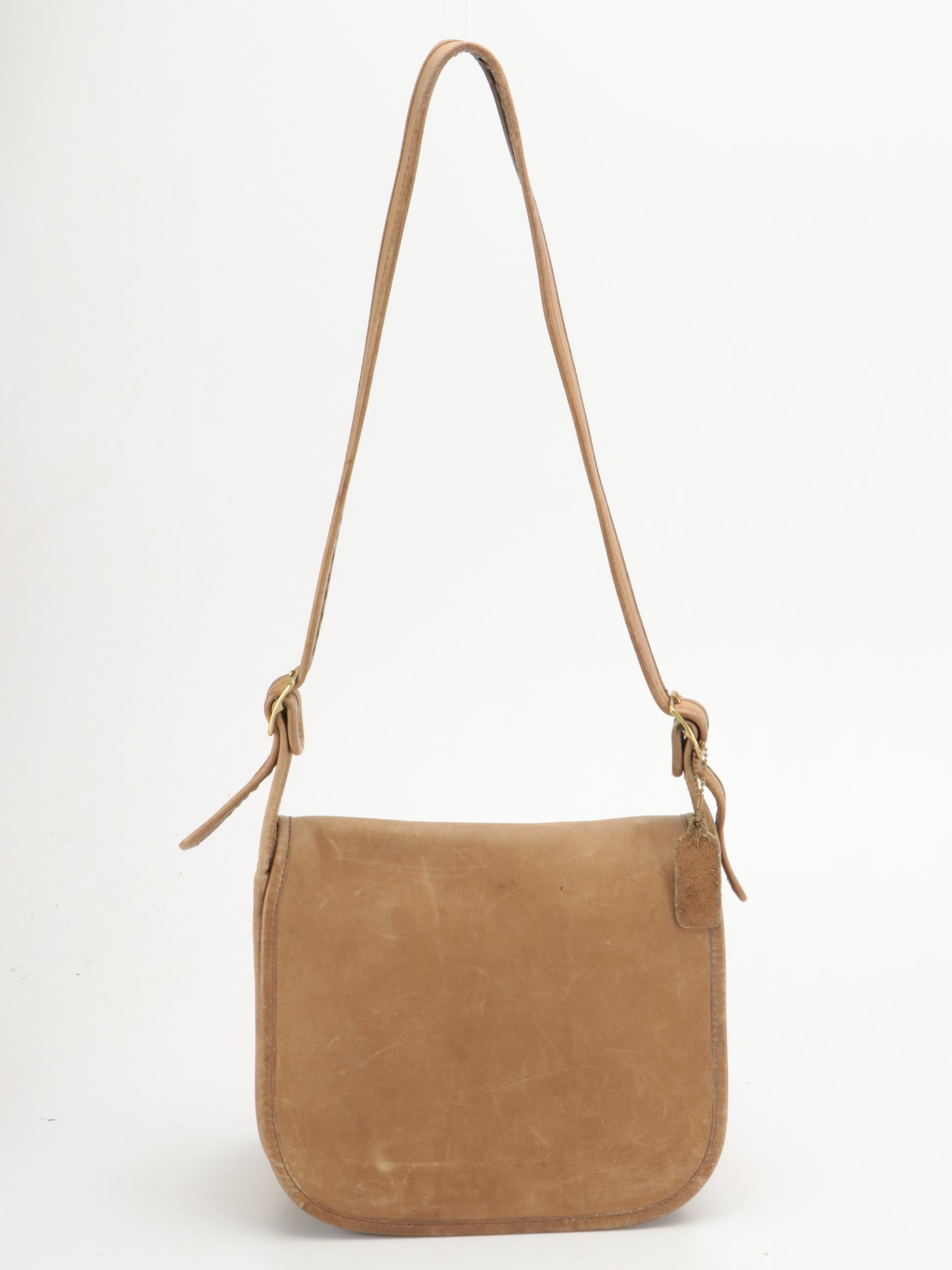 Coach Patricia Legacy Saddle Bag & Tribeca Bucket Bag in Black and Brown Leather