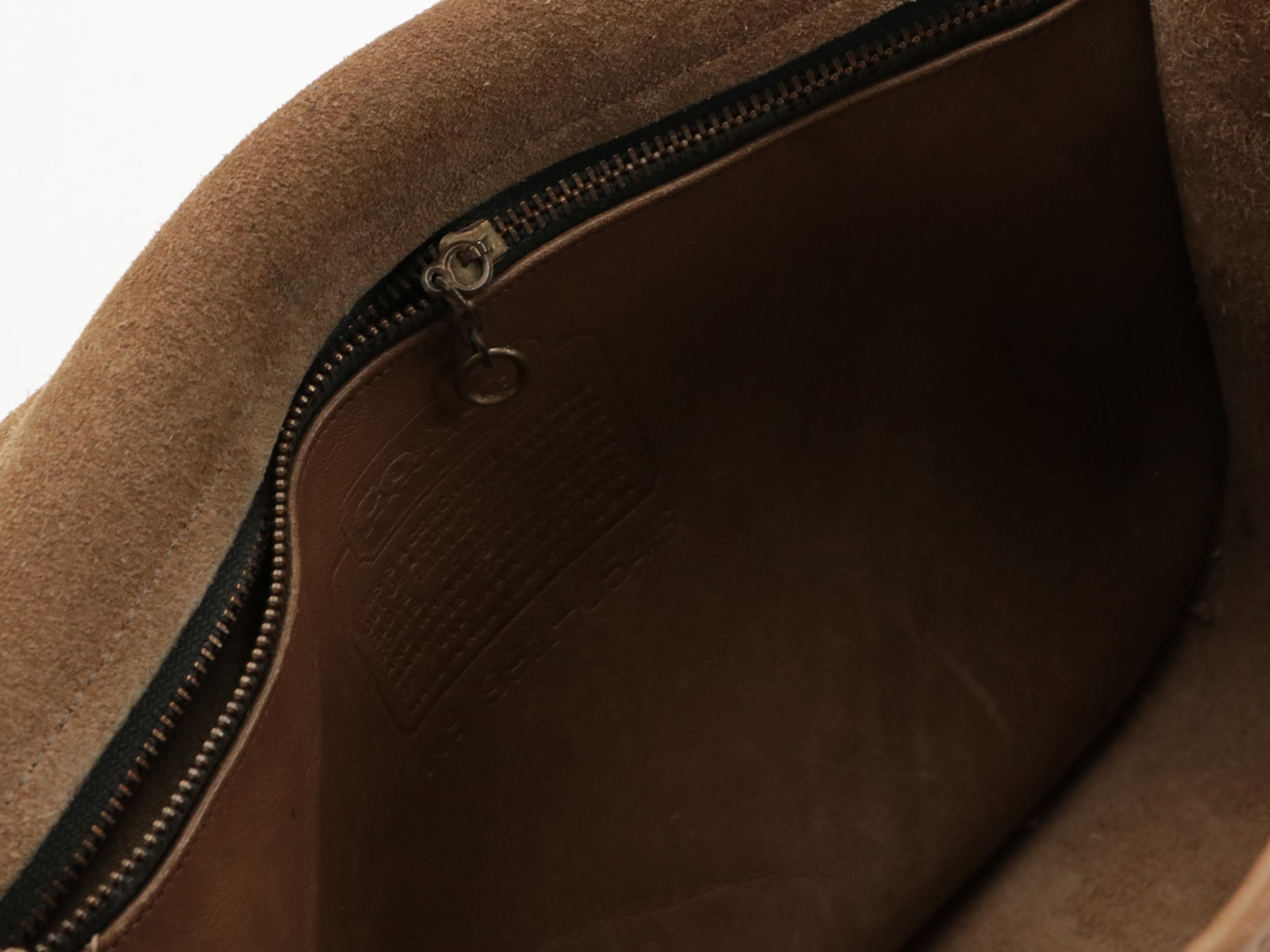 Coach Patricia Legacy Saddle Bag & Tribeca Bucket Bag in Black and Brown Leather