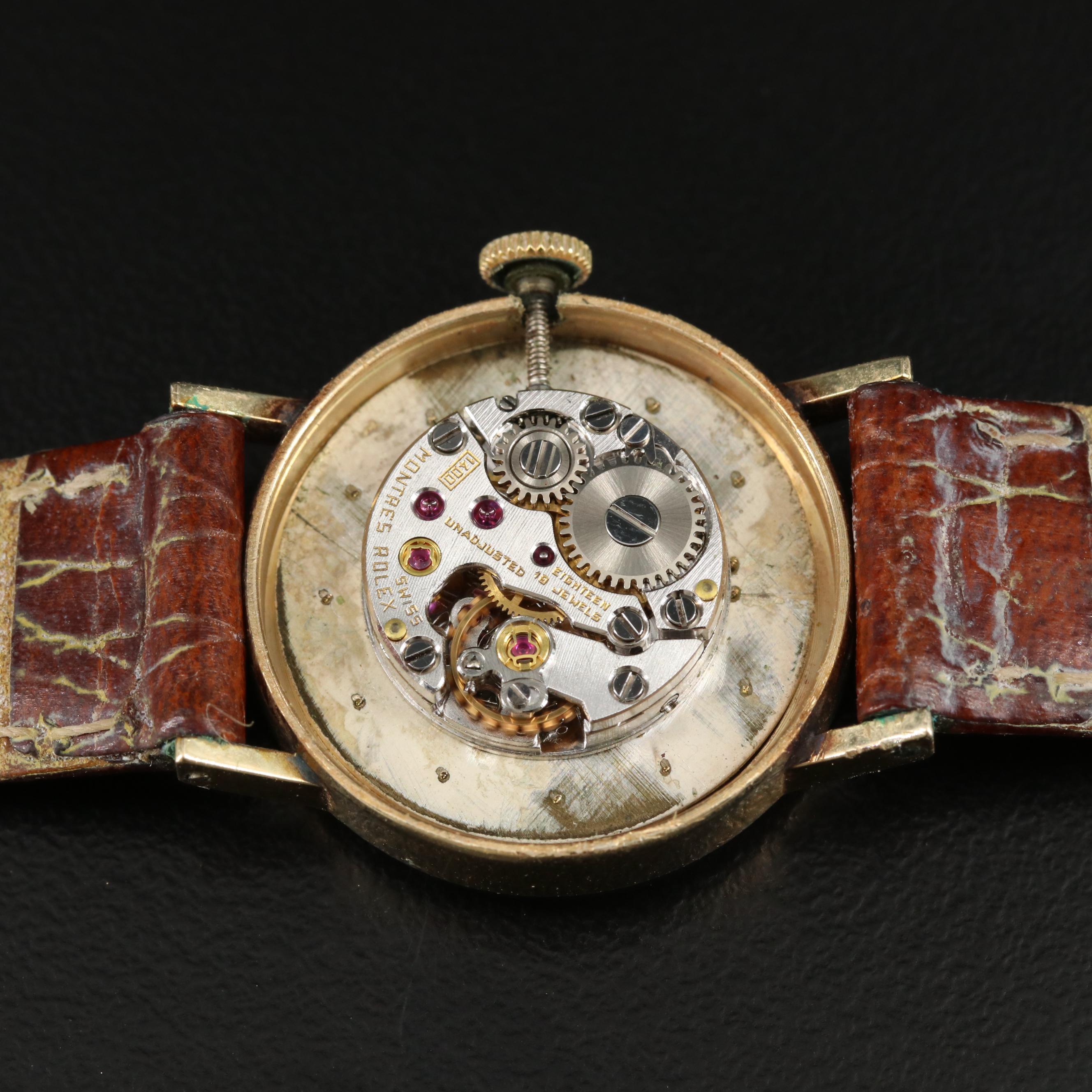 14K Vintage Rolex Stem Wind Watch