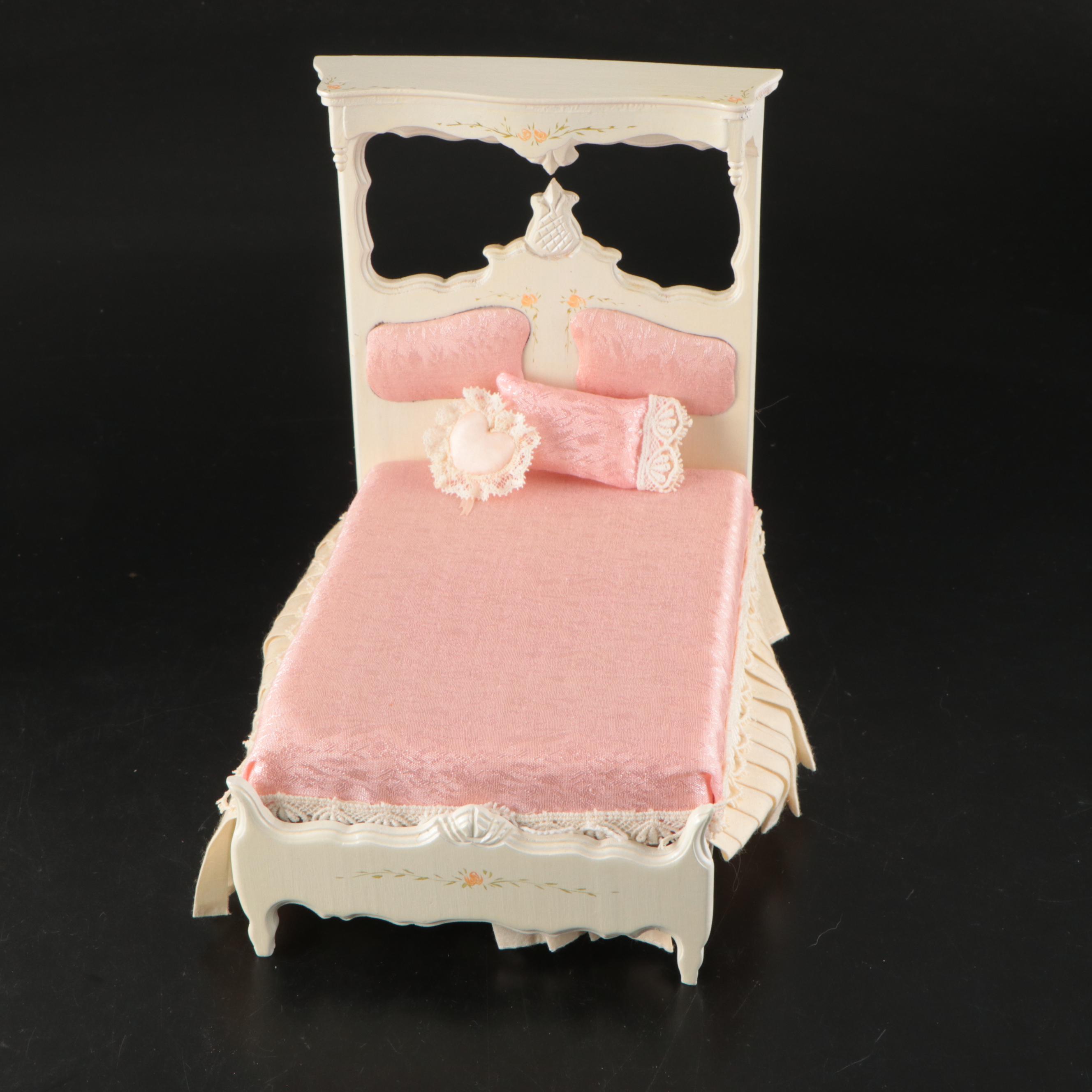 Miniature Bedroom Set with Doll