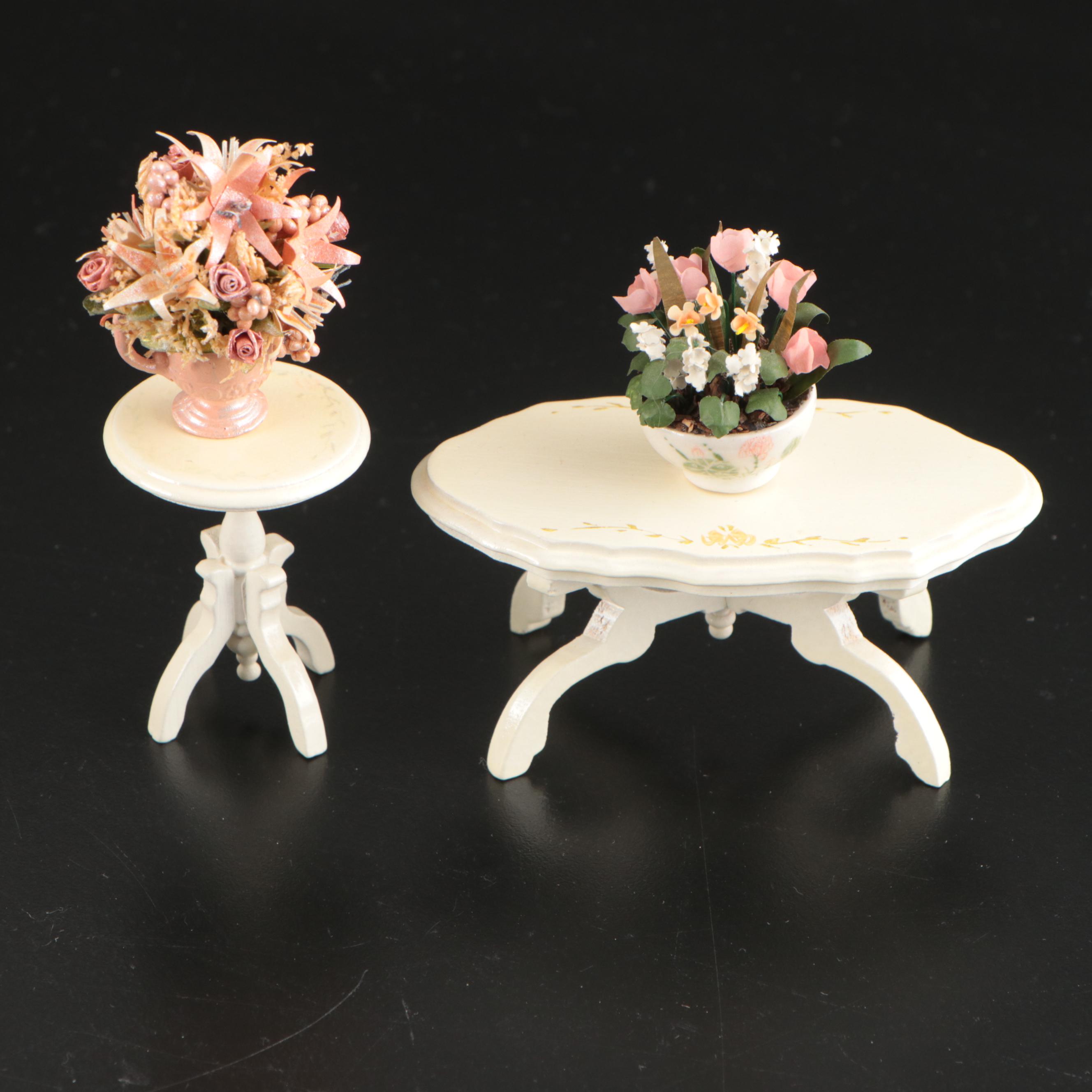 Miniature Bedroom Set with Doll