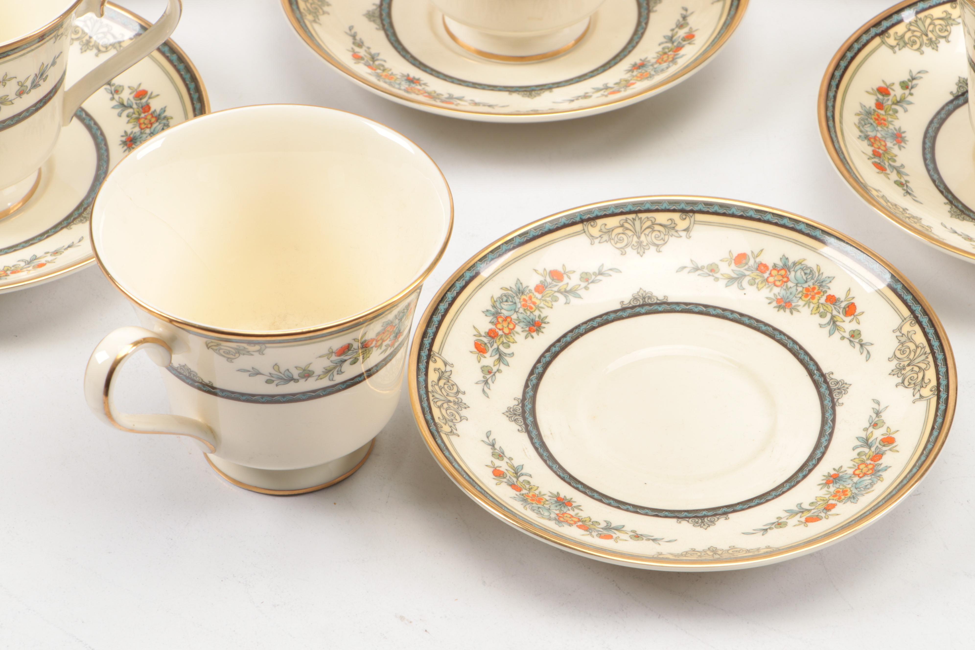 Minton "Stanwood" Bone China with Lenox "Golden Gate" and Other Dinner Plates