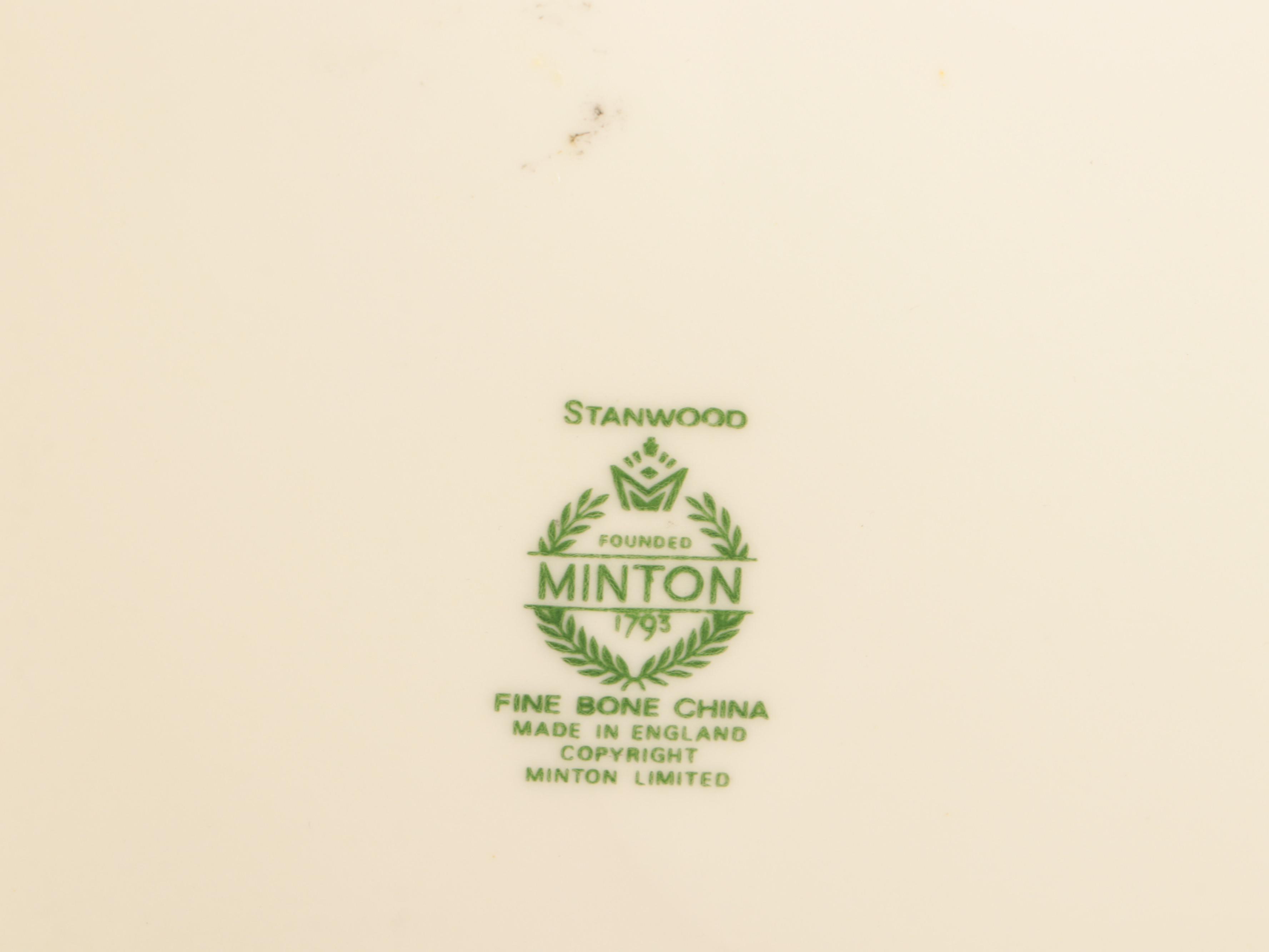 Minton "Stanwood" Bone China with Lenox "Golden Gate" and Other Dinner Plates