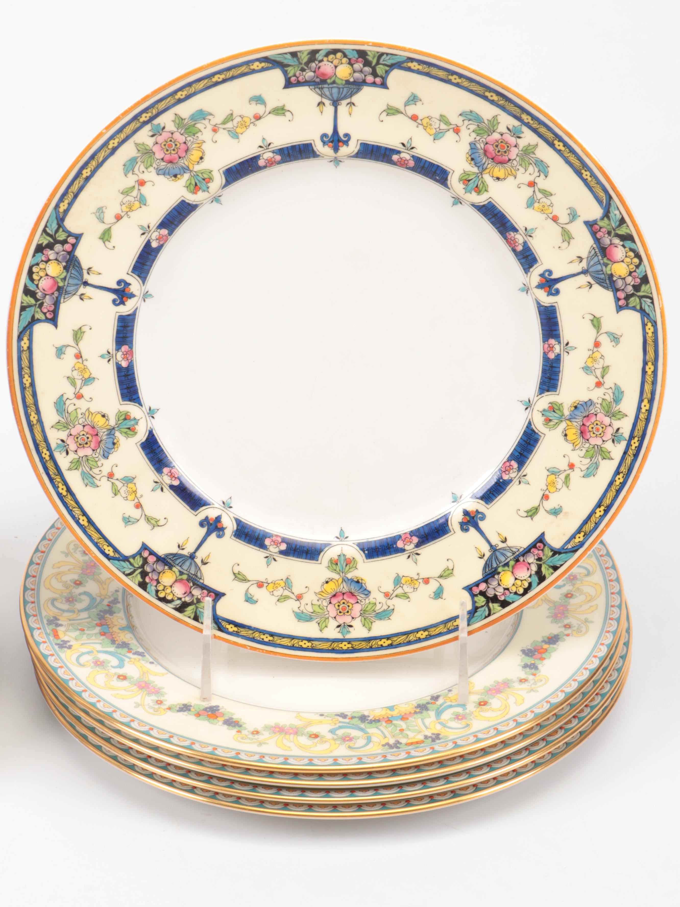 Minton "Stanwood" Bone China with Lenox "Golden Gate" and Other Dinner Plates