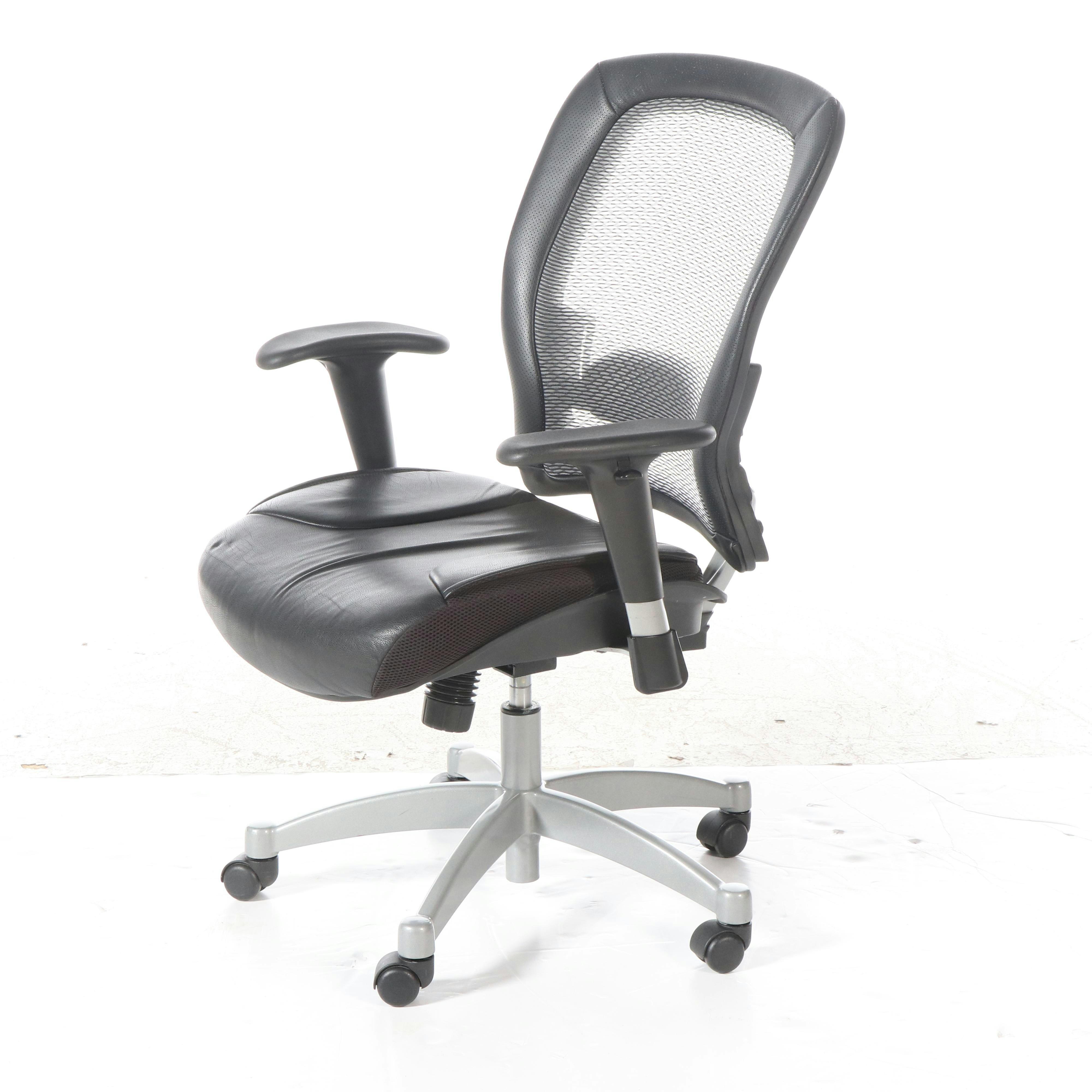 Pair of Office Star Products Ergonomic Office Chairs