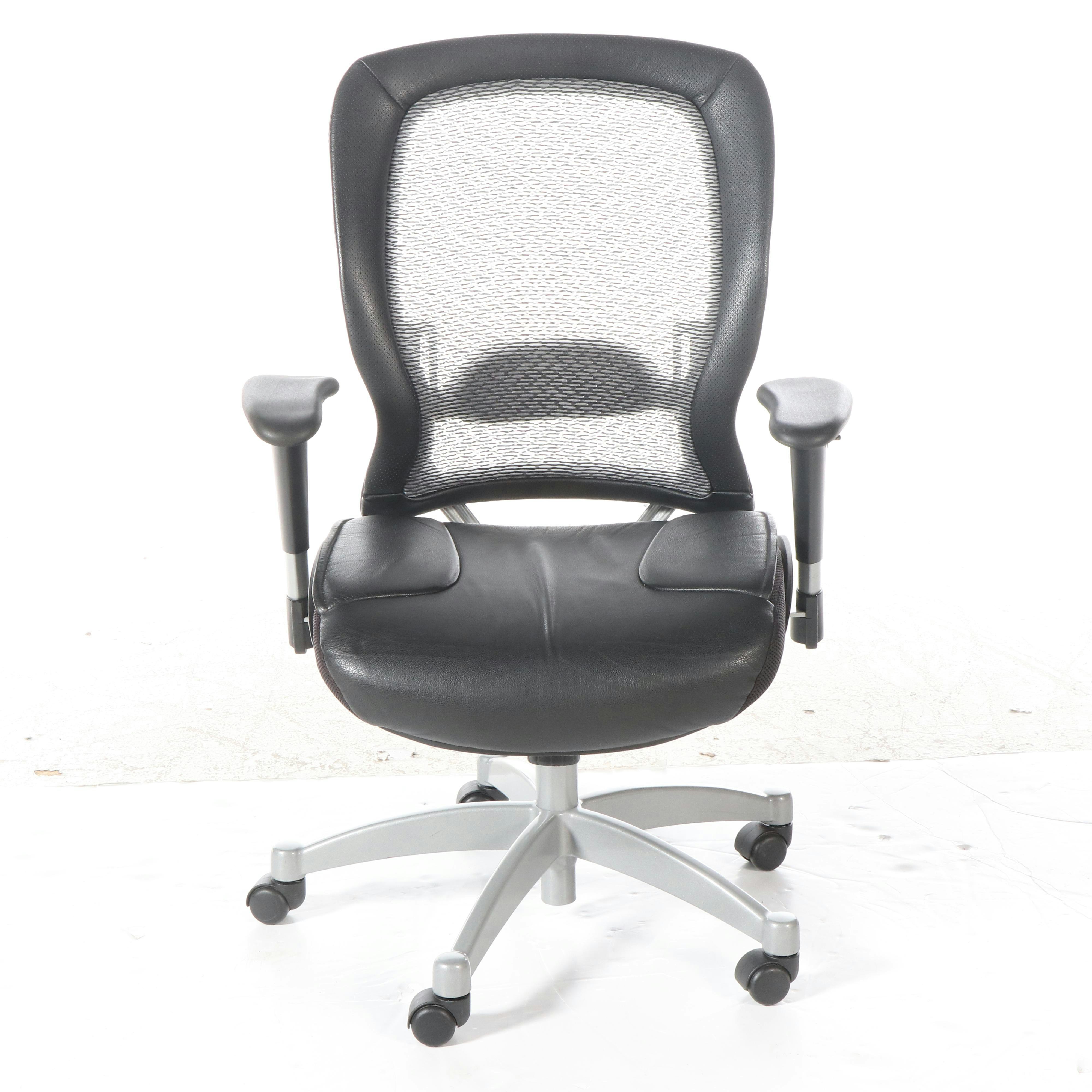 Pair of Office Star Products Ergonomic Office Chairs