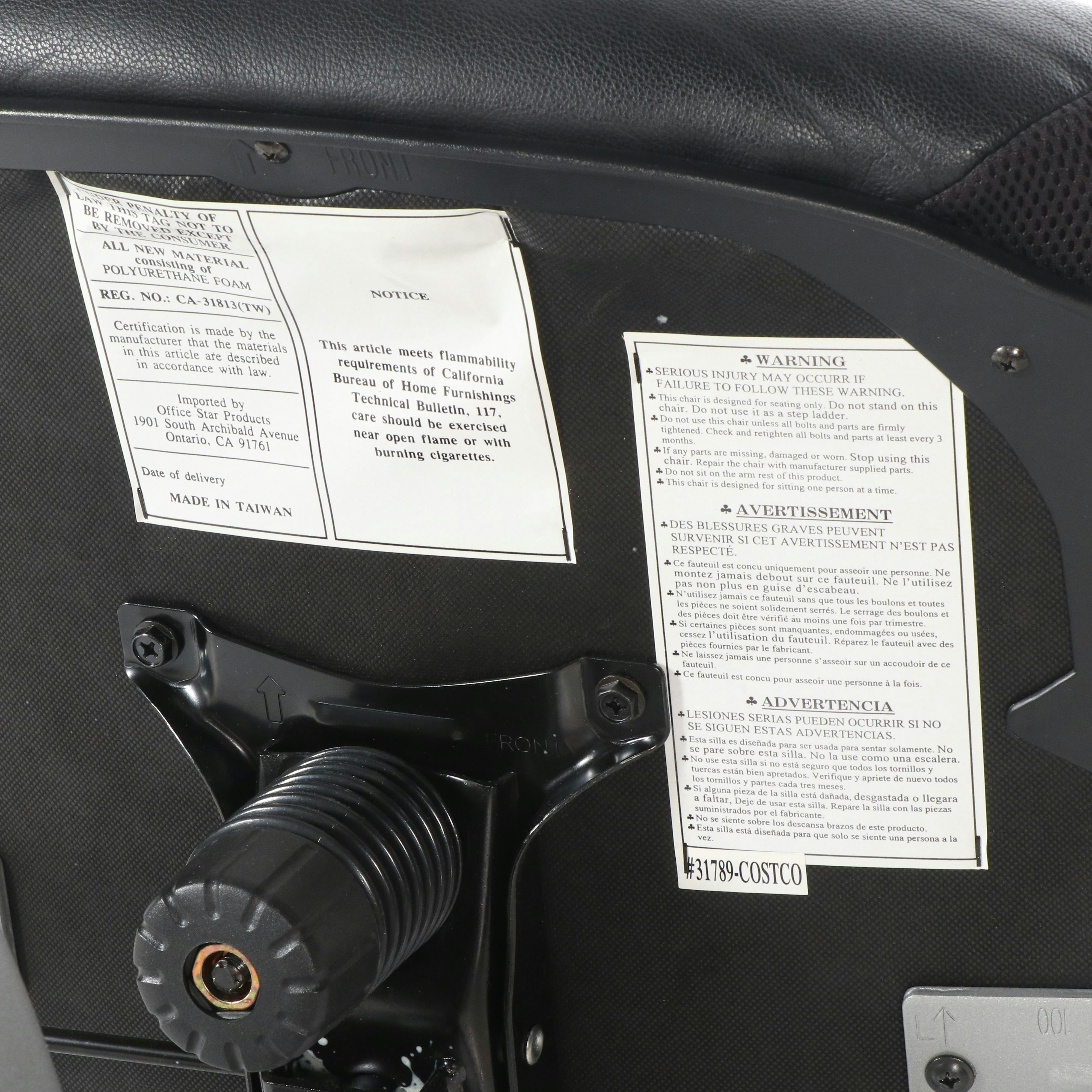 Pair of Office Star Products Ergonomic Office Chairs