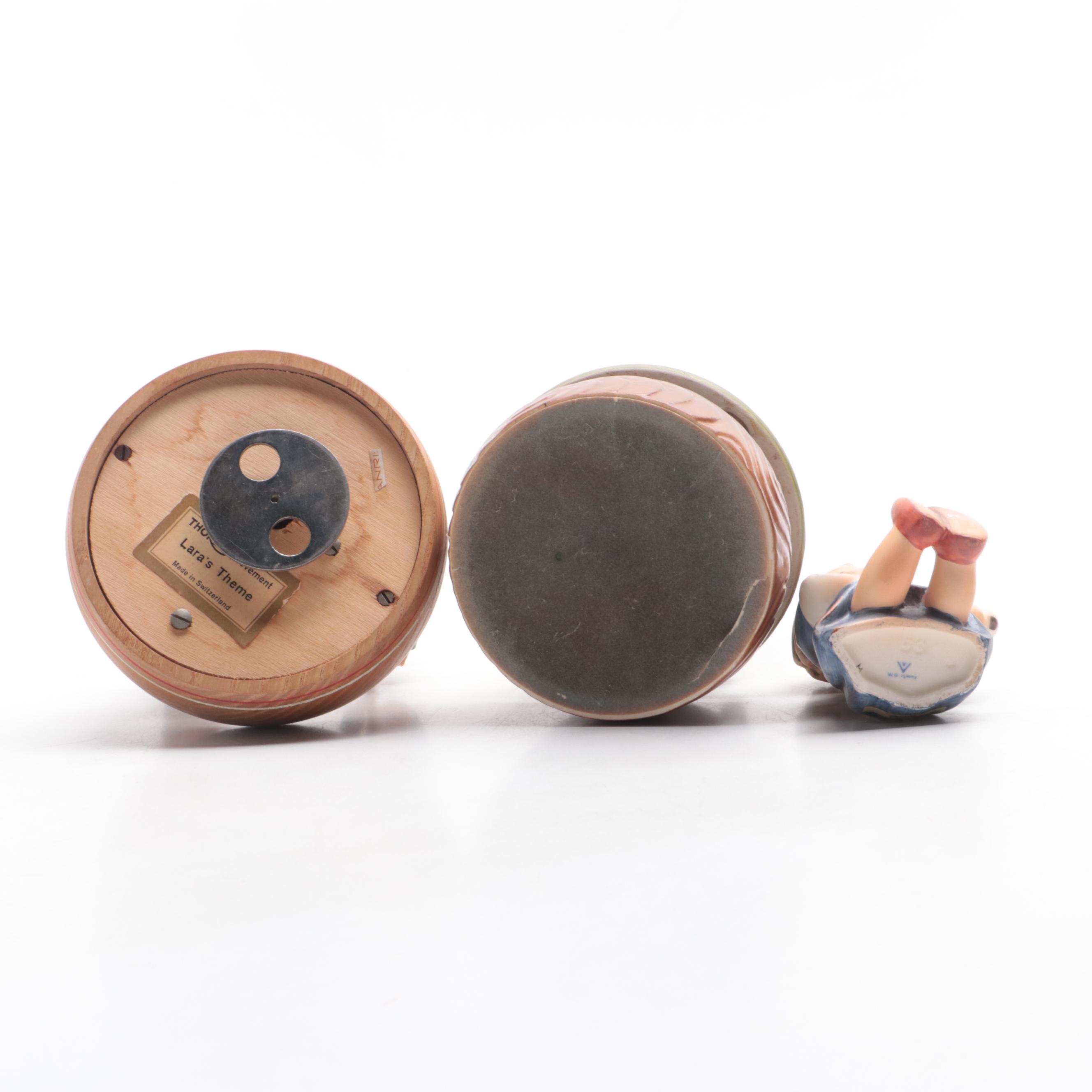 Goebel "Joyful" Porcelain Figurine with Other Musical Figurines