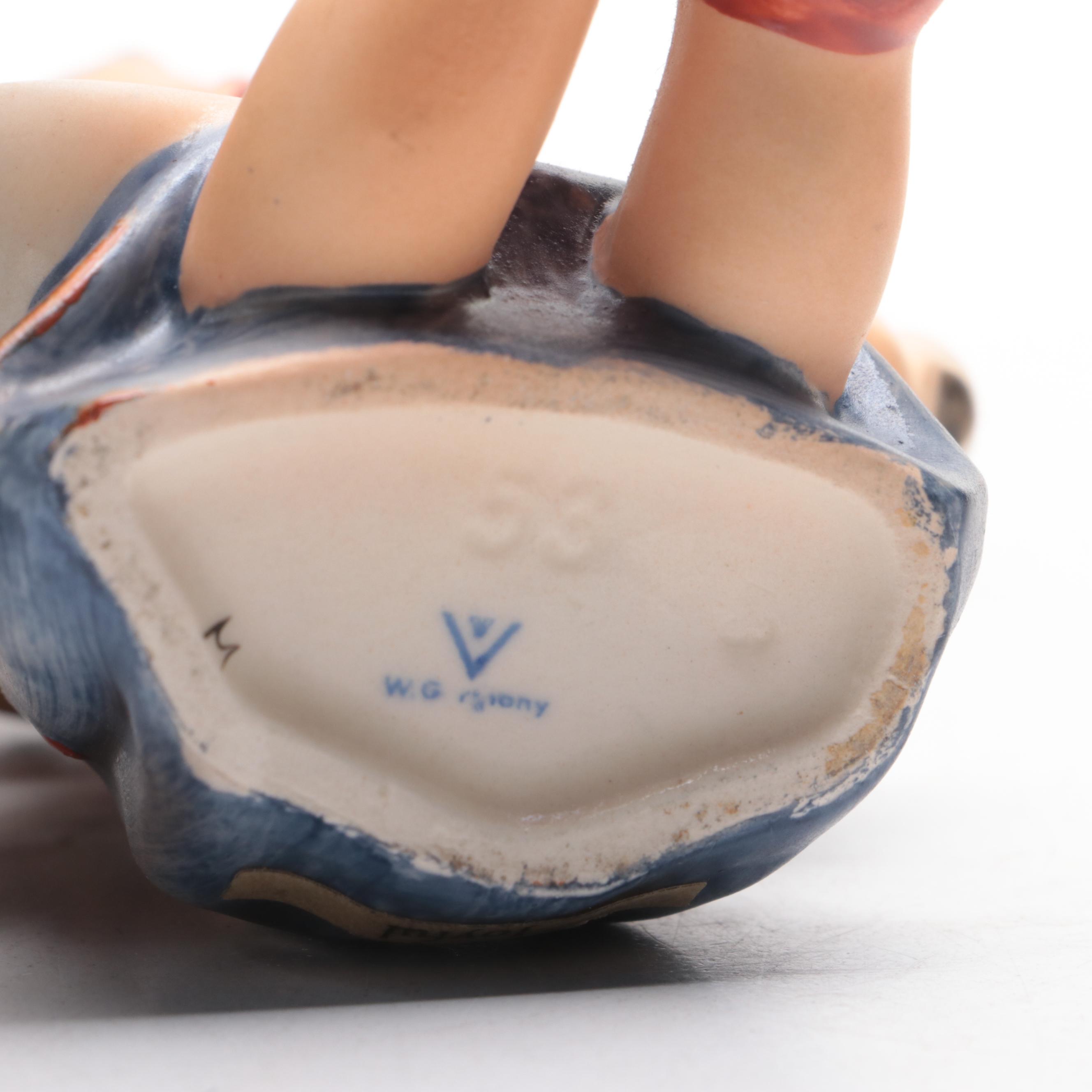 Goebel "Joyful" Porcelain Figurine with Other Musical Figurines