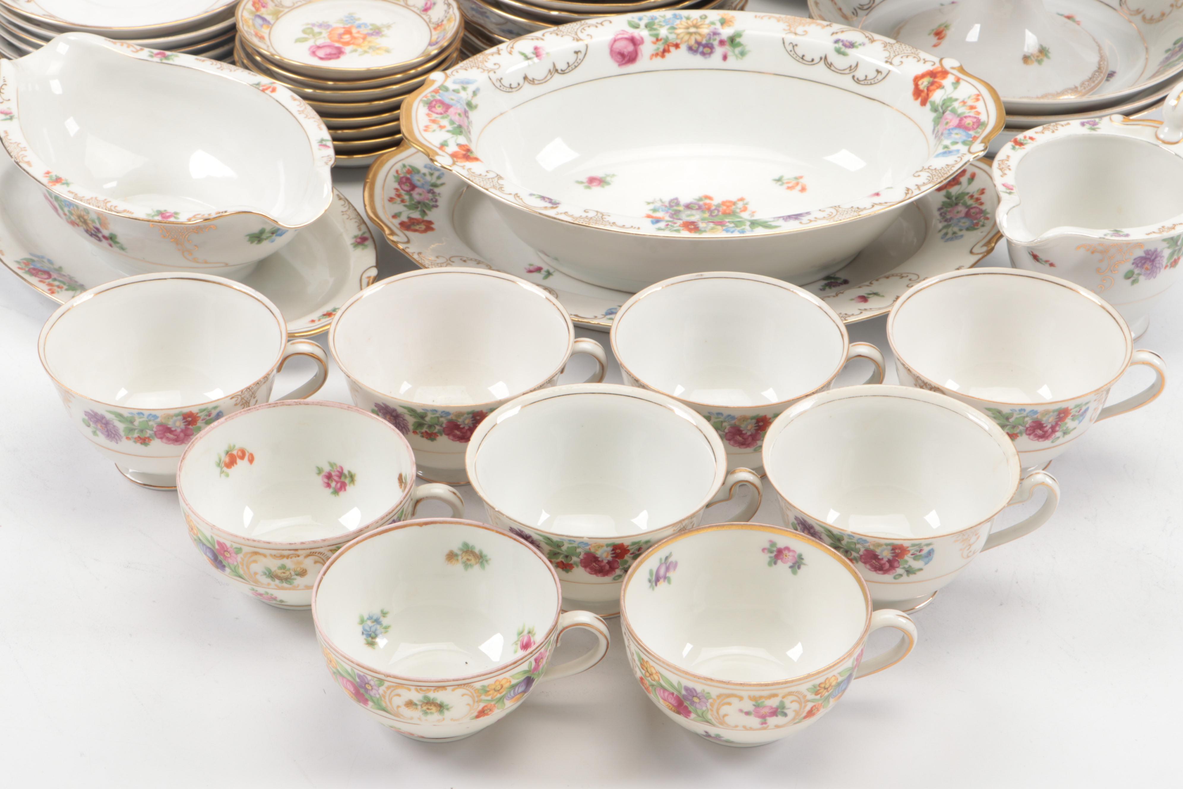 Schumann Bavaria "Empress Dresden Flowers" and More Porcelain Dinnerware