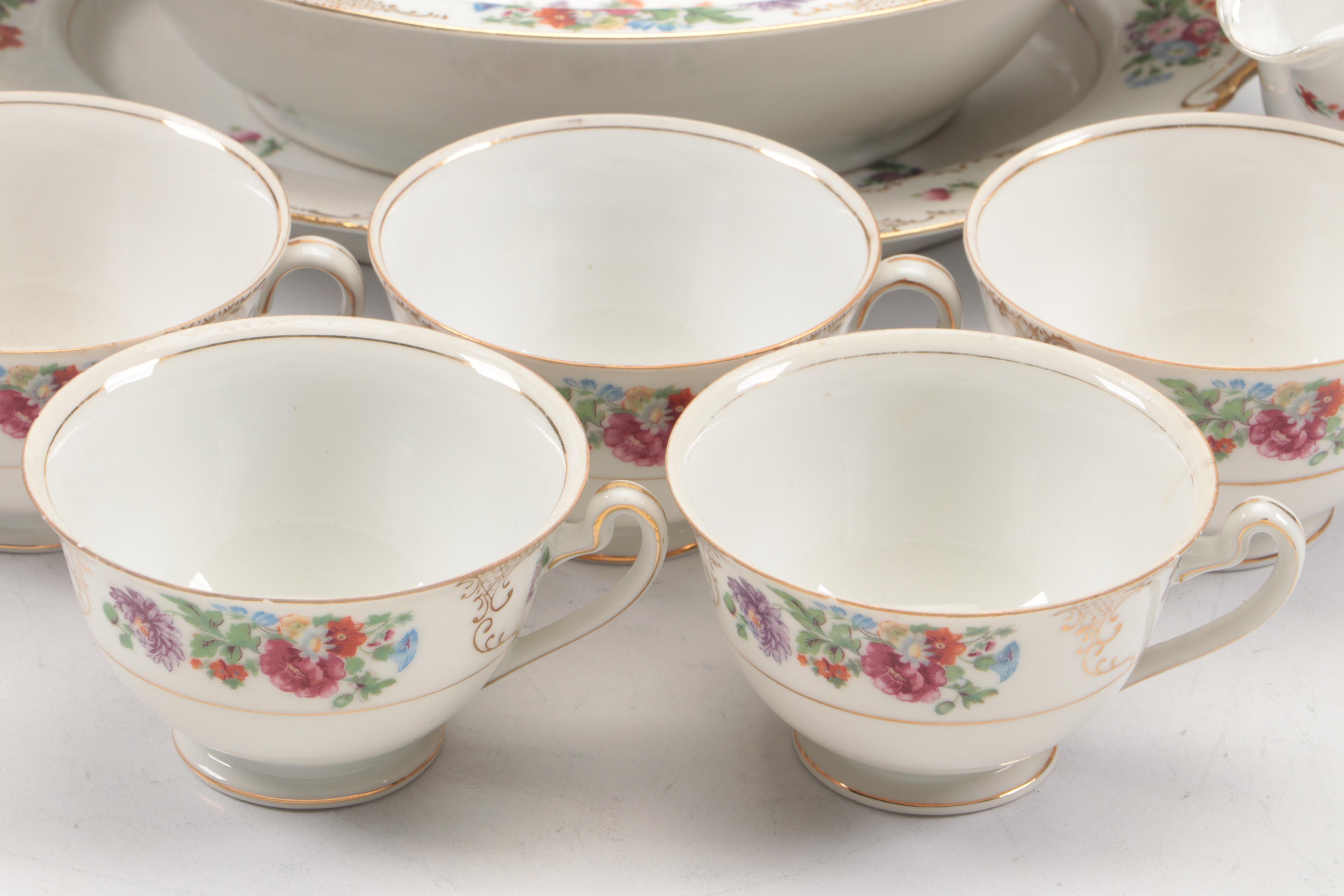 Schumann Bavaria "Empress Dresden Flowers" and More Porcelain Dinnerware