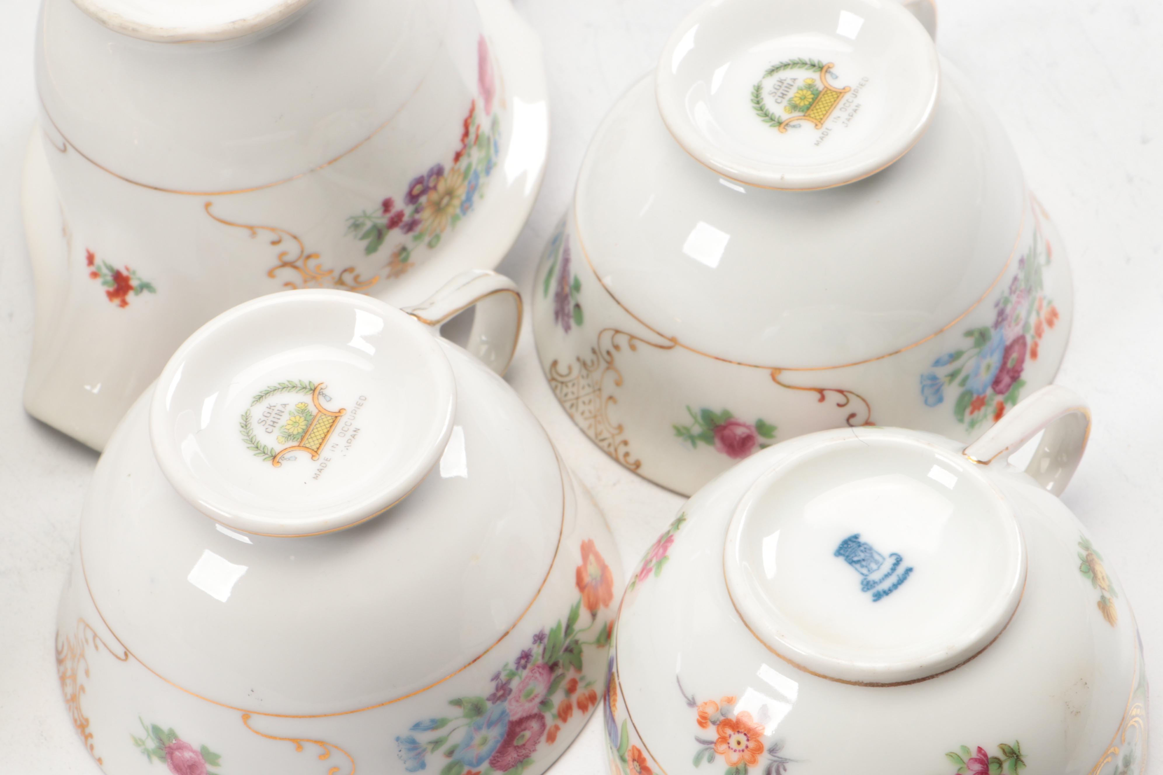 Schumann Bavaria "Empress Dresden Flowers" and More Porcelain Dinnerware