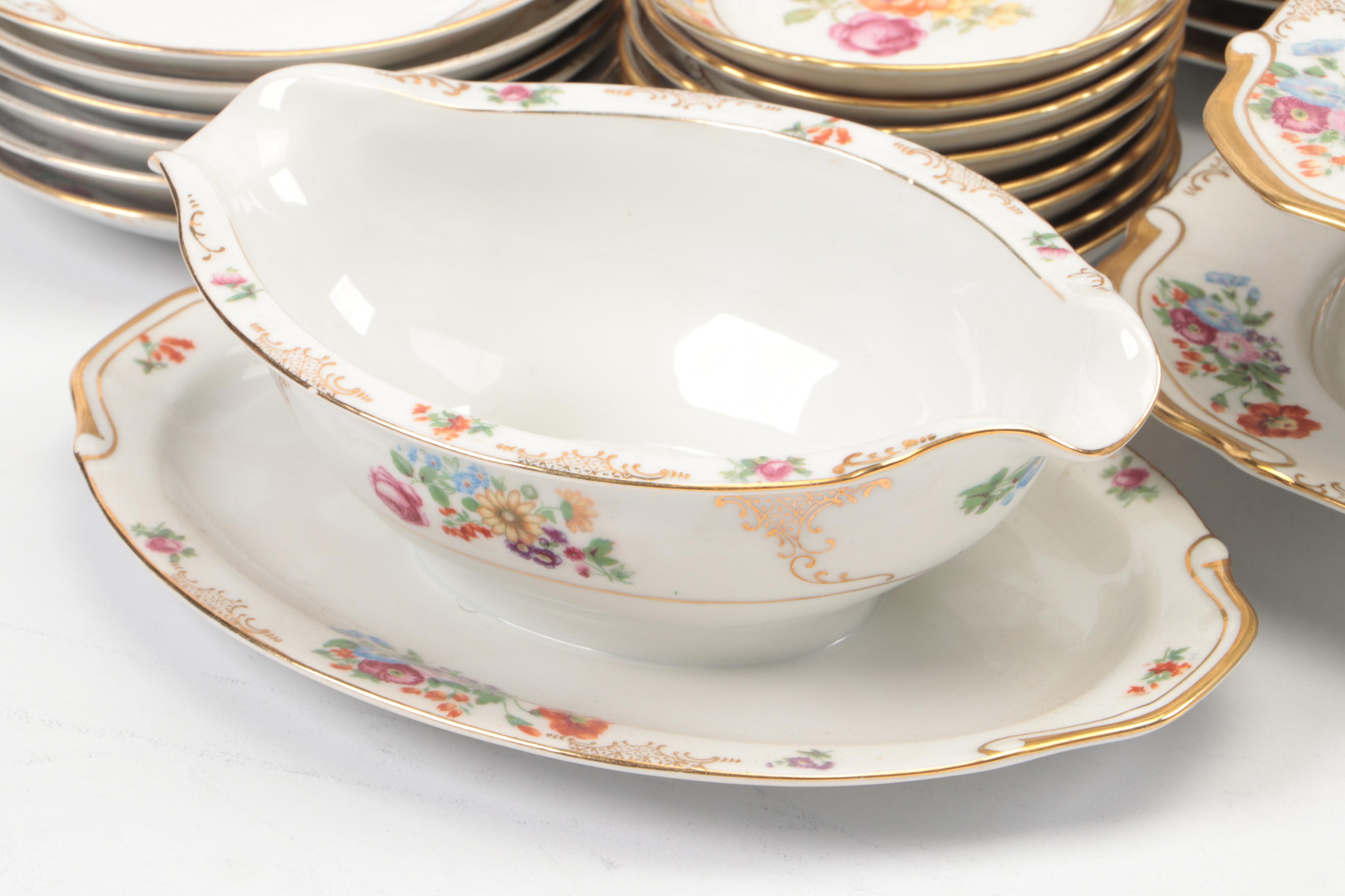 Schumann Bavaria "Empress Dresden Flowers" and More Porcelain Dinnerware