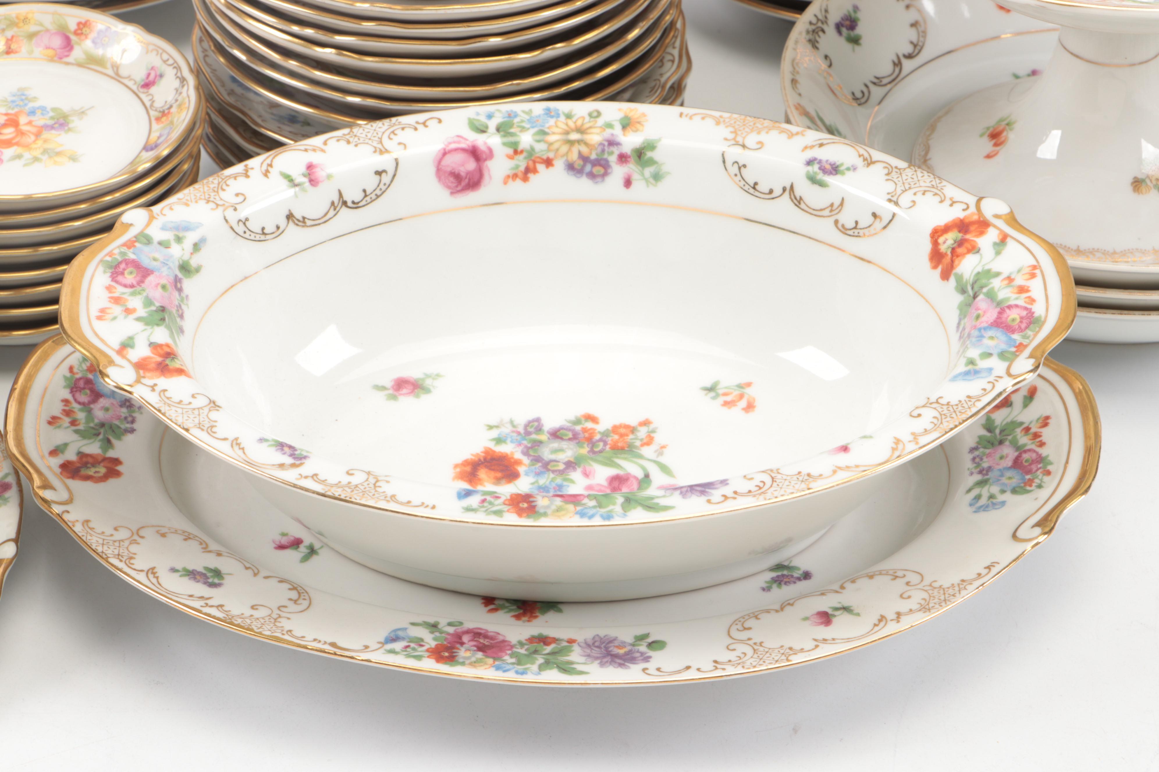 Schumann Bavaria "Empress Dresden Flowers" and More Porcelain Dinnerware
