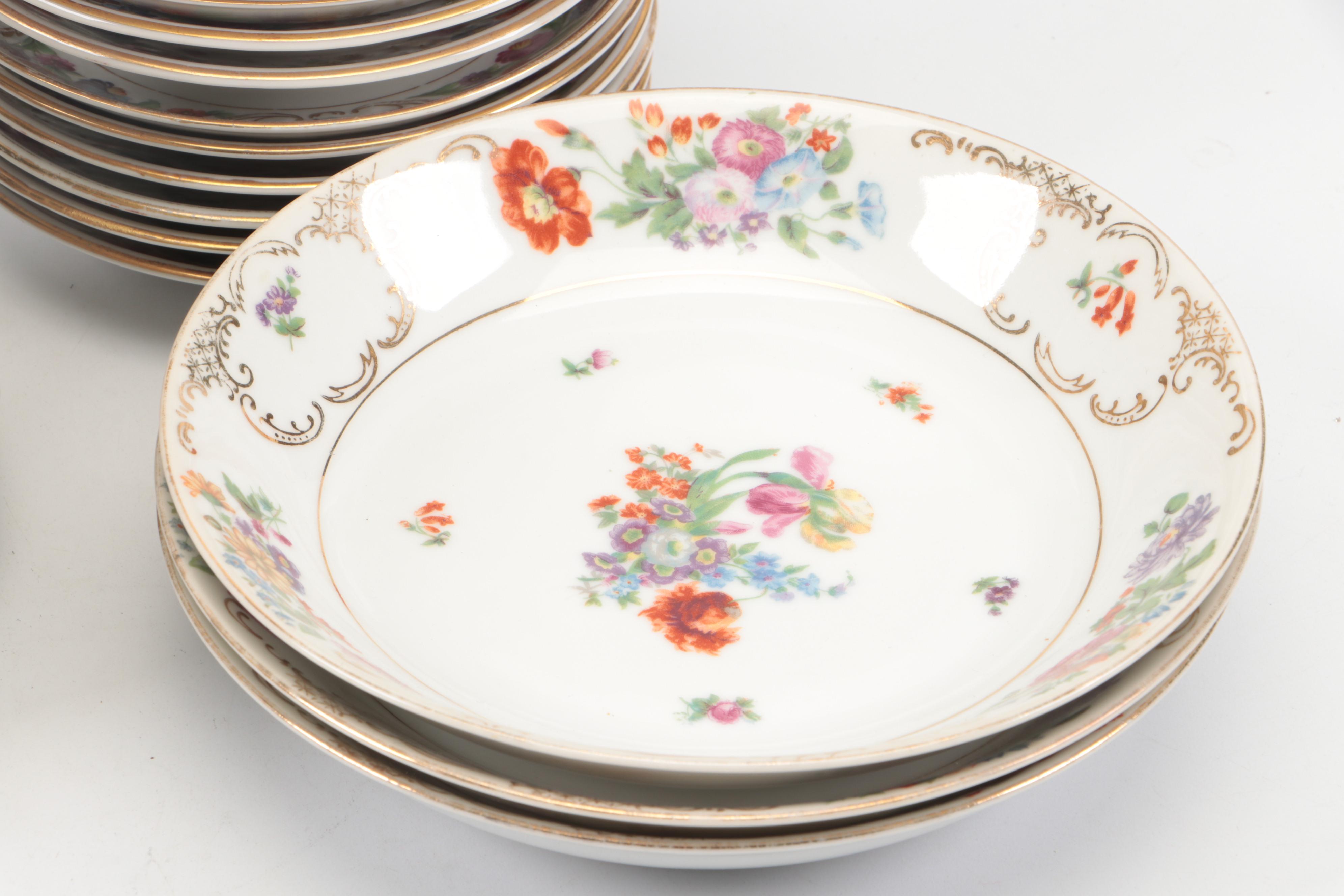 Schumann Bavaria "Empress Dresden Flowers" and More Porcelain Dinnerware
