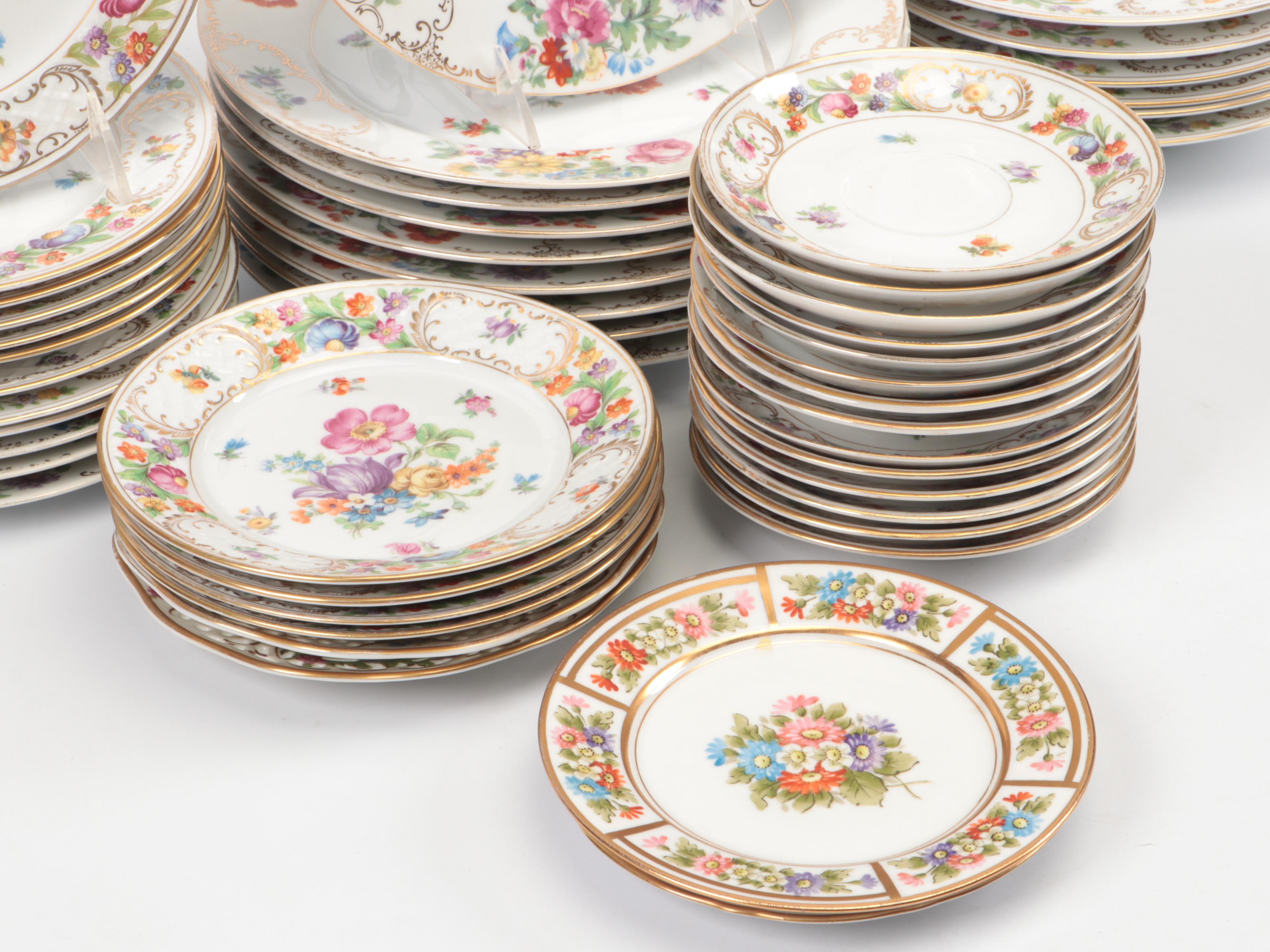 Schumann Bavaria "Empress Dresden Flowers" and More Porcelain Dinnerware