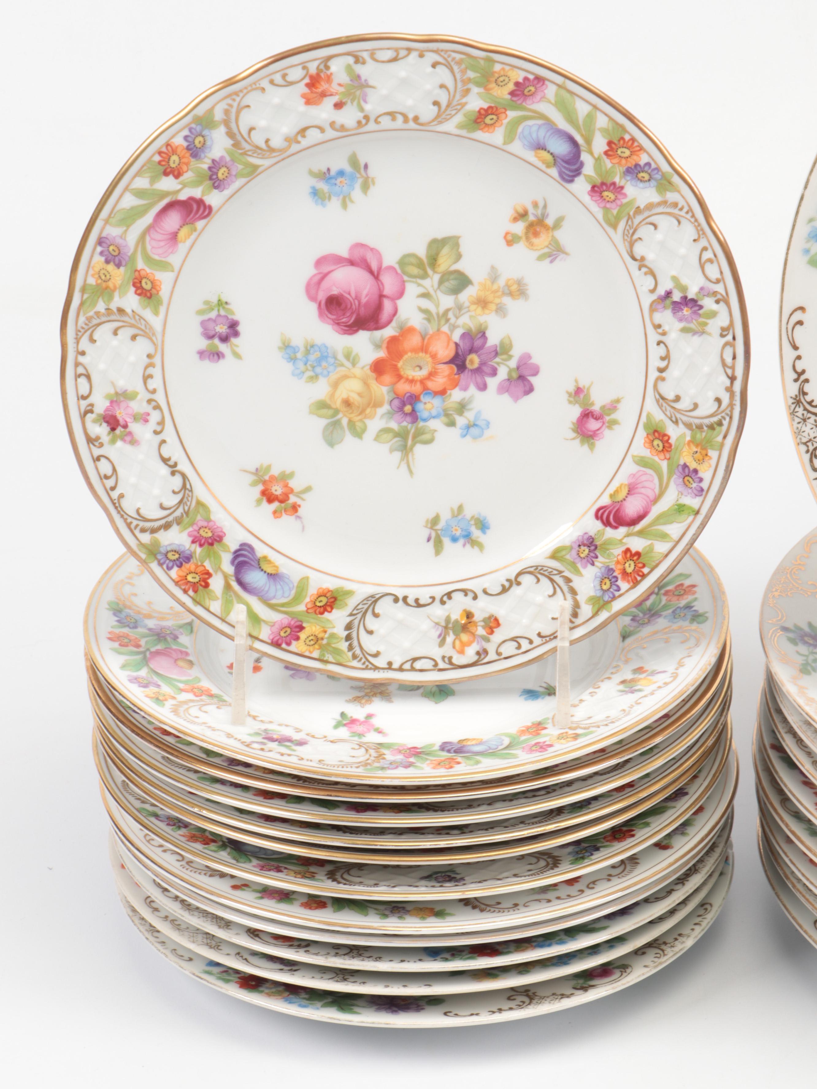 Schumann Bavaria "Empress Dresden Flowers" and More Porcelain Dinnerware