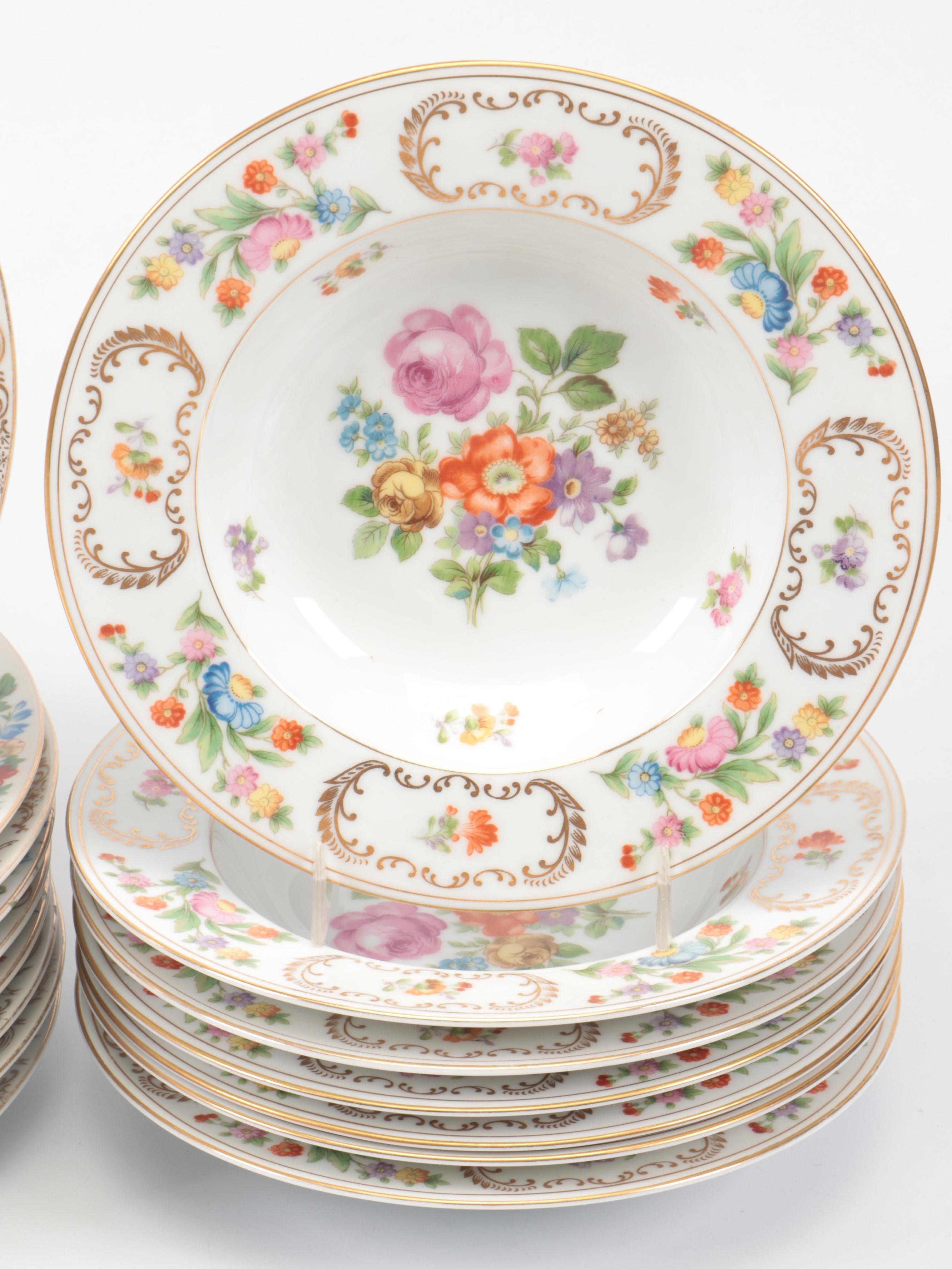 Schumann Bavaria "Empress Dresden Flowers" and More Porcelain Dinnerware