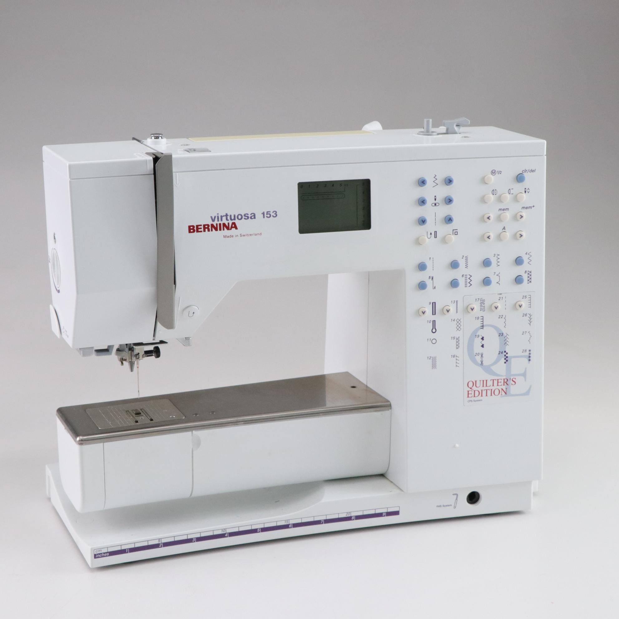 Bernina Virtuosa 153 Quilter's Edition Sewing Machine with Accessories