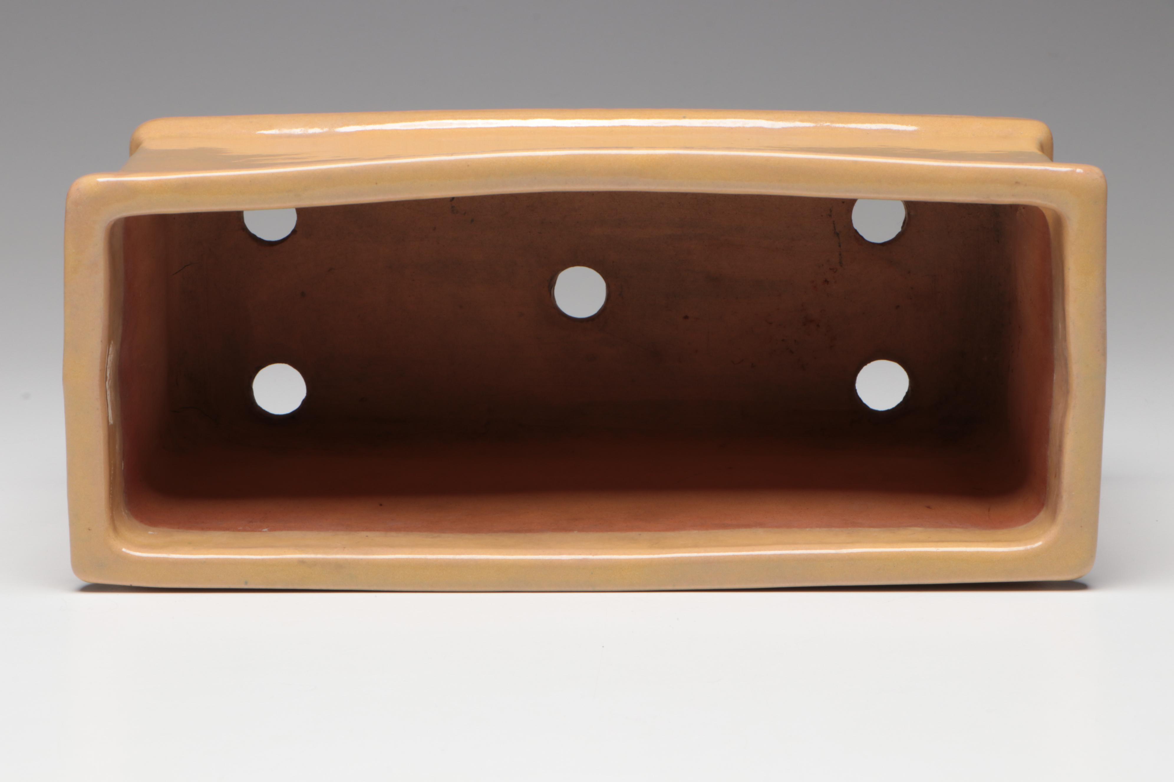 Saturday Evening Girls Pottery Earthenware Window Planter, 1919