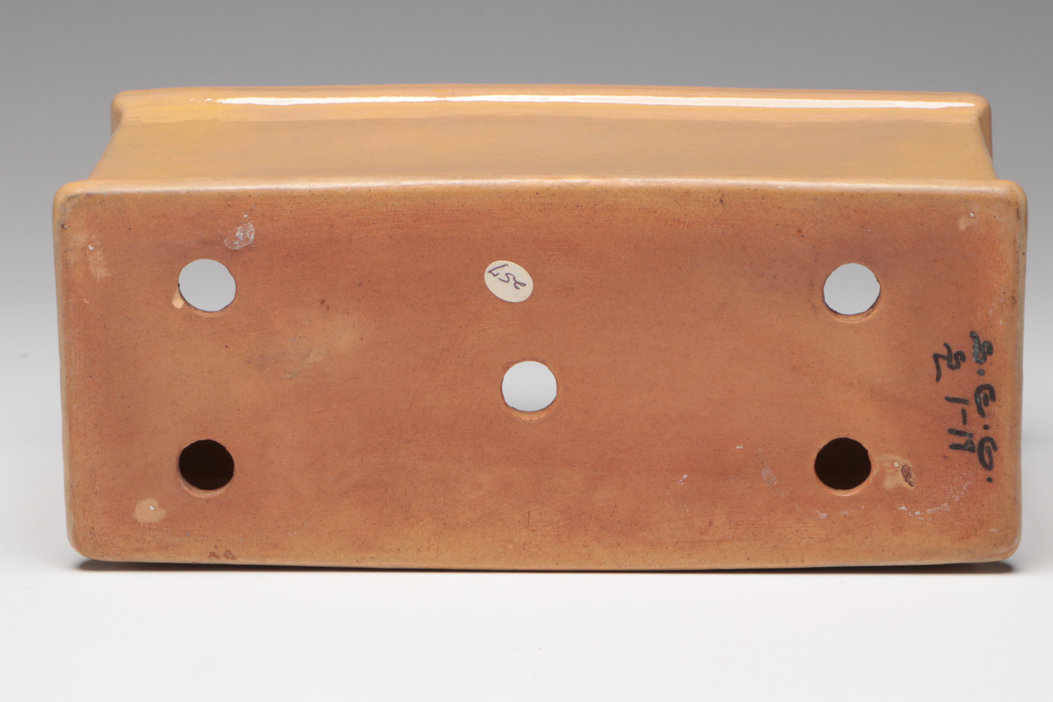 Saturday Evening Girls Pottery Earthenware Window Planter, 1919