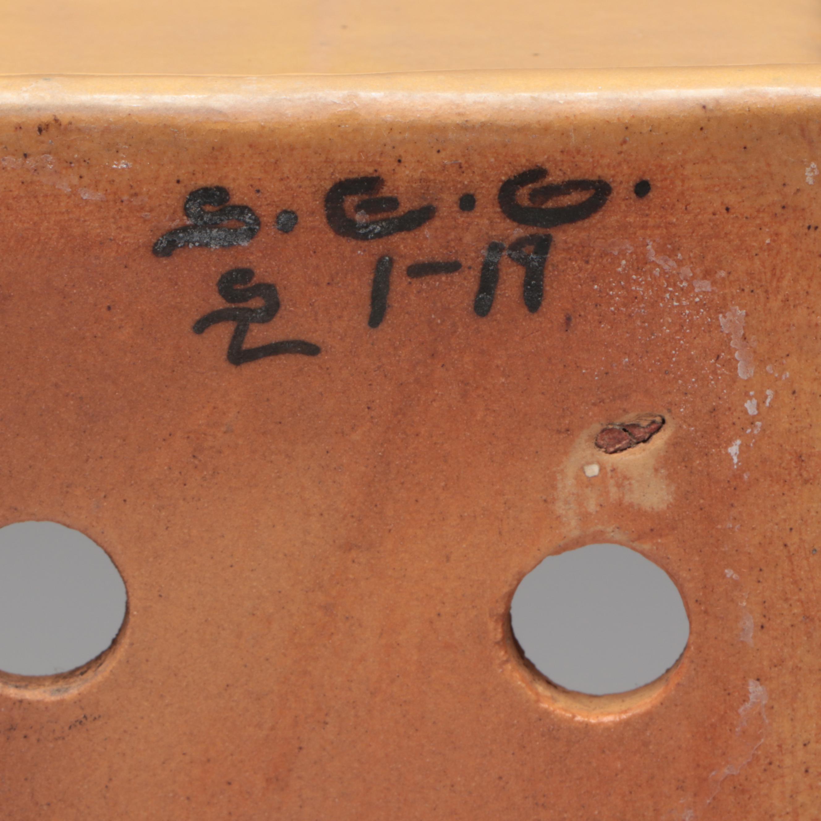 Saturday Evening Girls Pottery Earthenware Window Planter, 1919